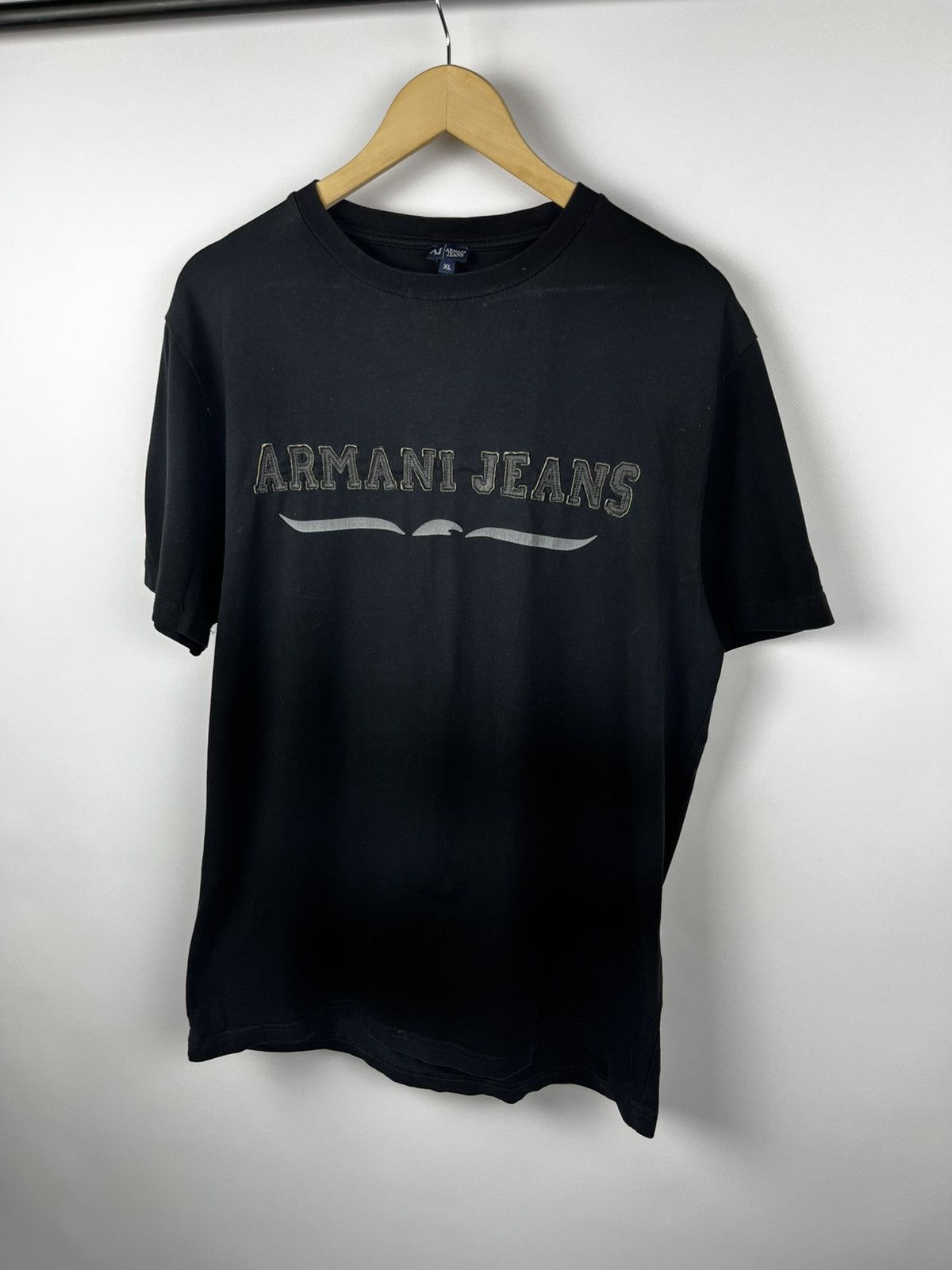 Giorgio Armani Armani jeans t shirt big logo vintage 90s Size US XL / EU 56 / 4 - 8 Thumbnail