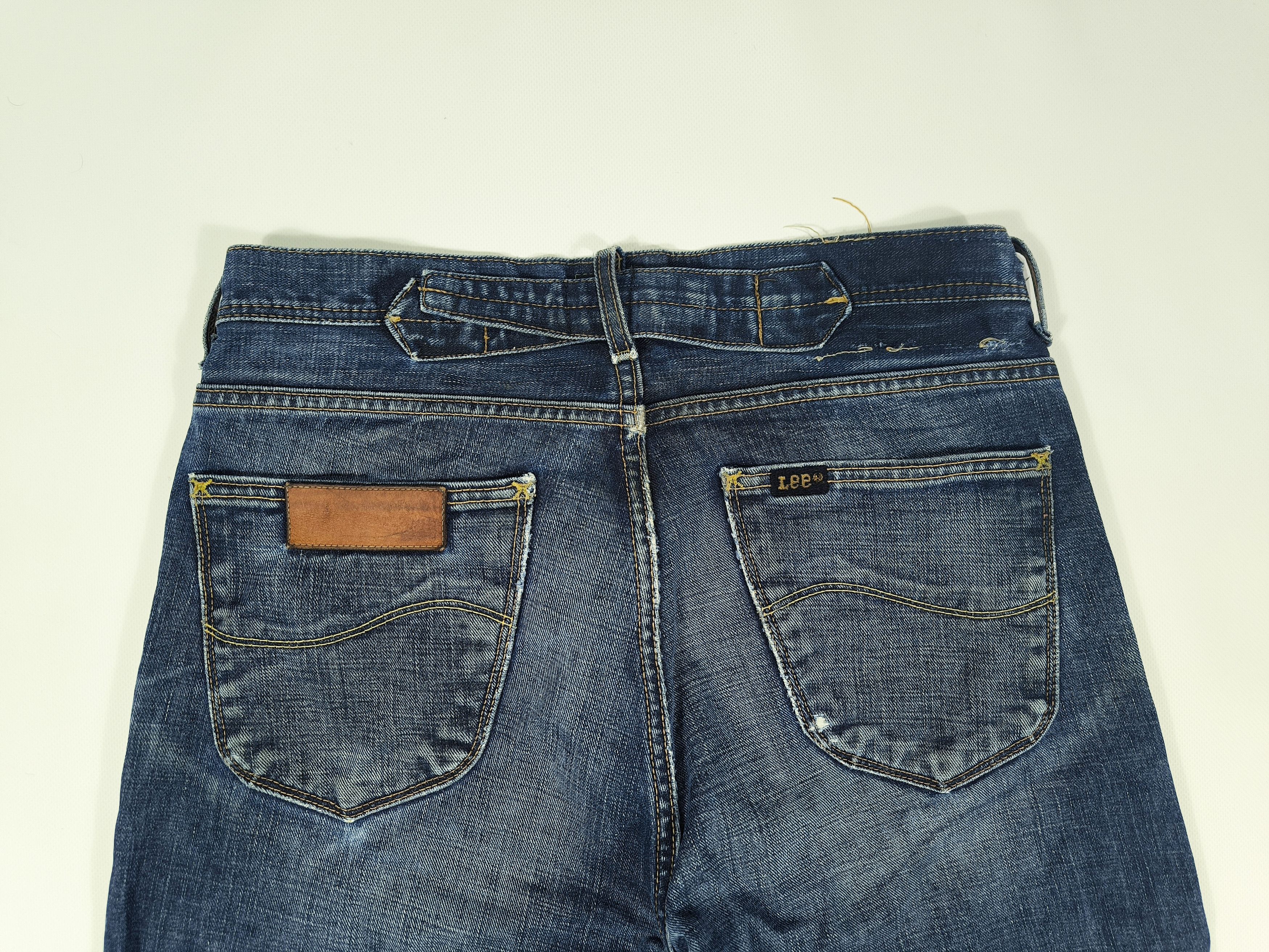 Lee Lee 101B Distressed Selvedge Denim Jeans Size W32 L32 Size US 32 / EU 48 - 10 Thumbnail