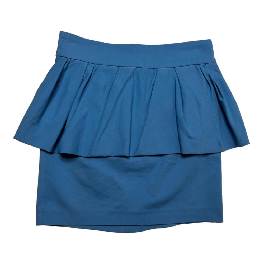Zara Zara l Light Blue High Rise Peplum Skirt XS Size 26" / US 2 / IT 38 - 2 Thumbnail
