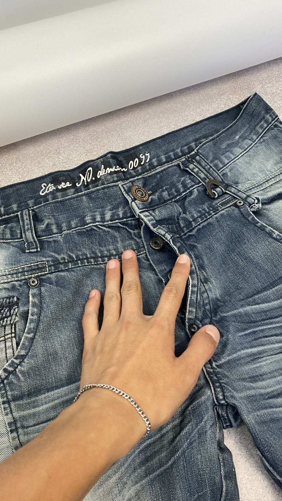 Other Jeans Dirty Pants faded crashed y2k distressed Size US 38 / EU 54 - 7 Thumbnail