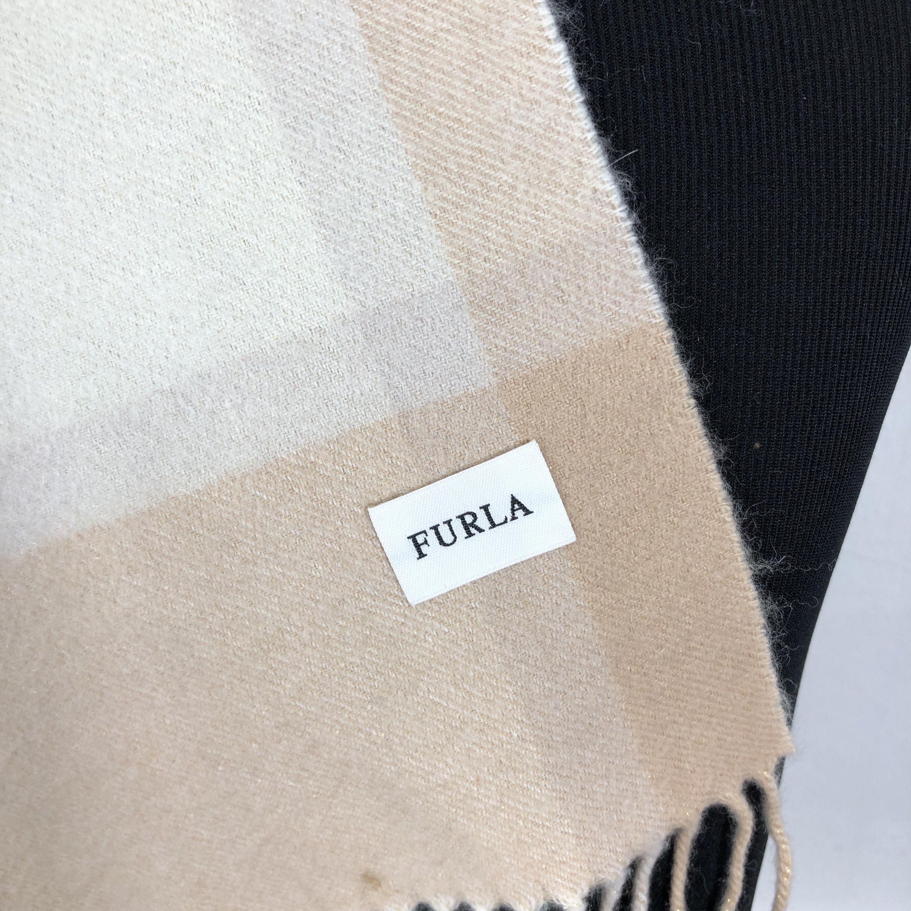 Furla × Vintage Vintage Furla Scarf Muffler MF108 Size ONE SIZE - 3 Thumbnail