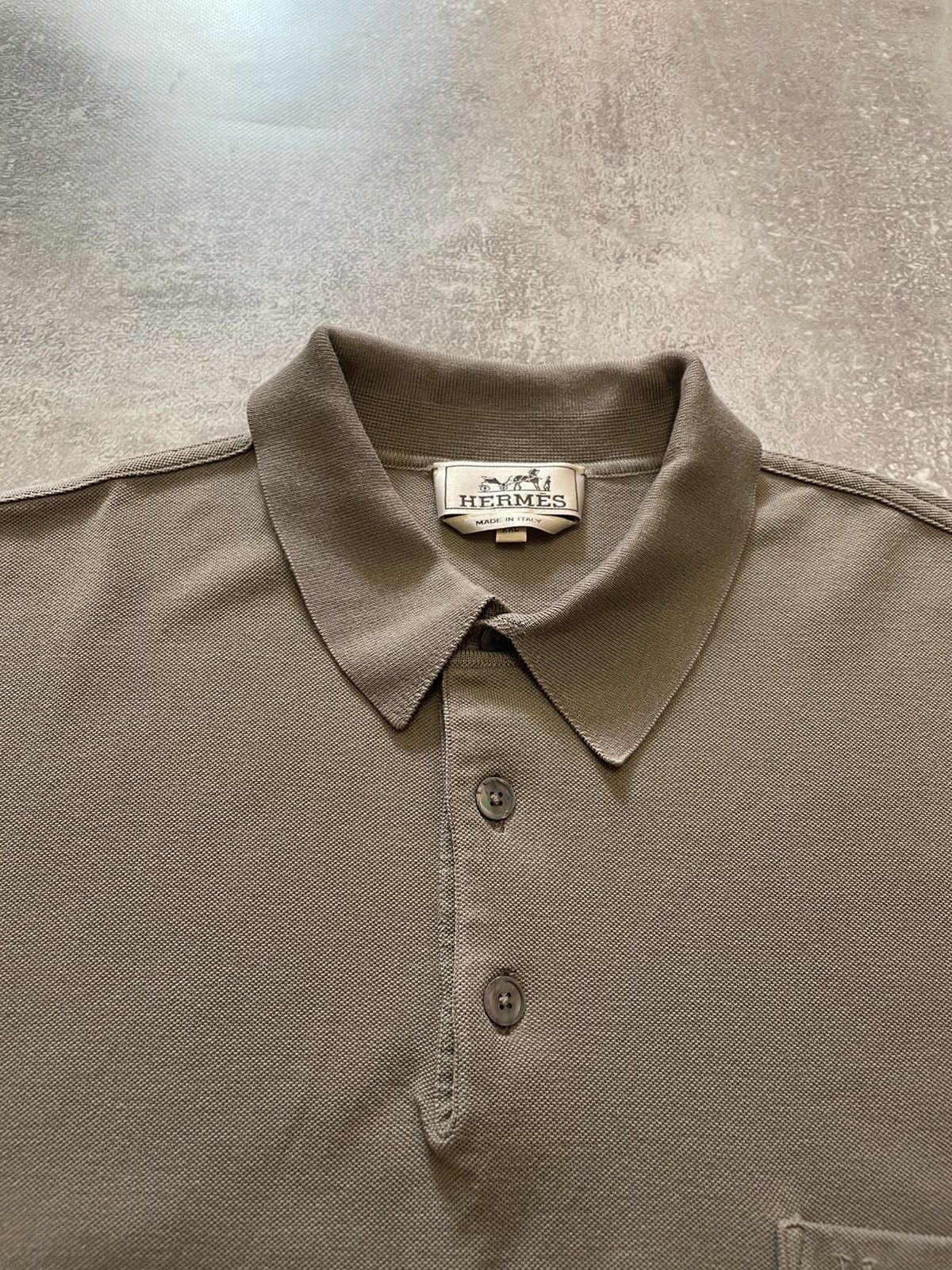 Hermes Vintage Hemes Polo Shirt Size US XXL / EU 58 / 5 - 7 Thumbnail