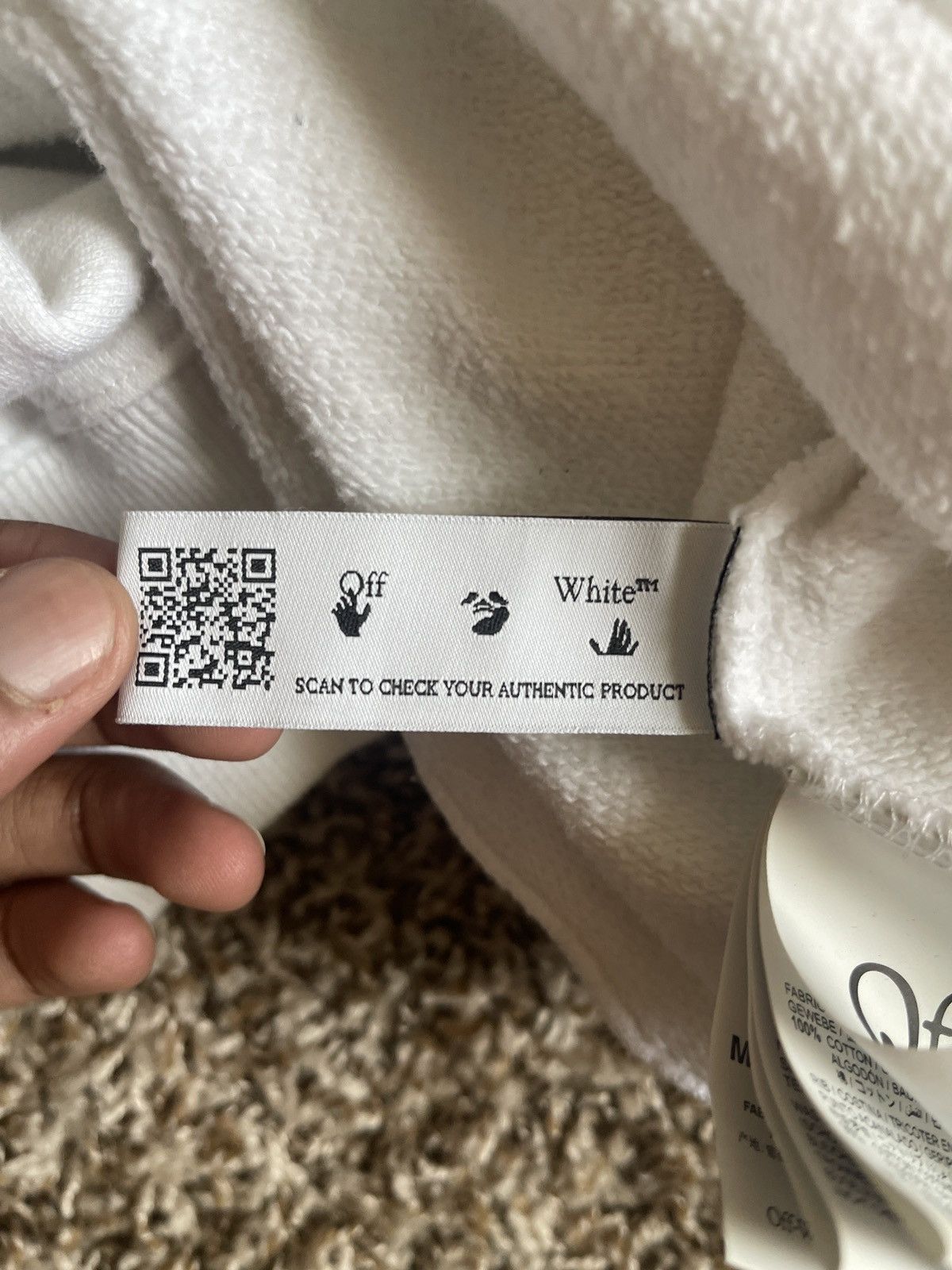 Off-White Off White Diag Helvetica Skate Long-Sleeve Tee Size US M / EU 48-50 / 2 - 8 Thumbnail