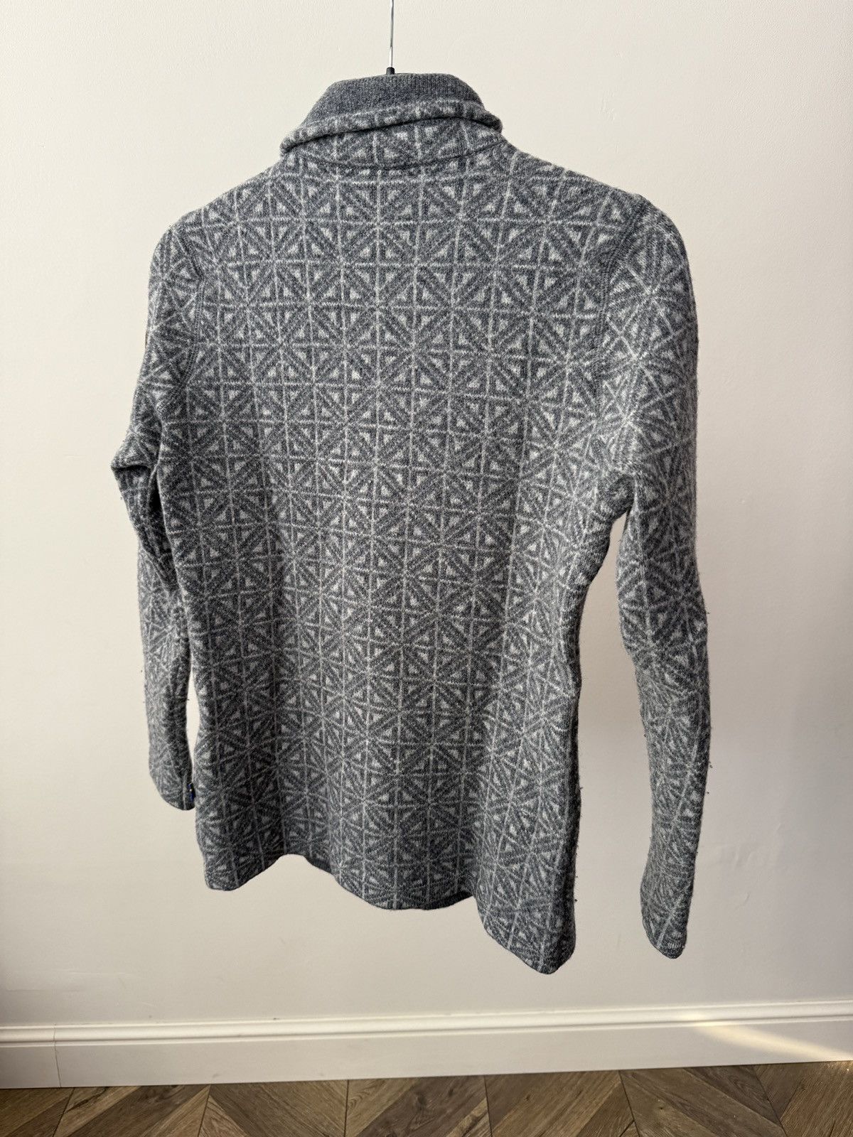 Fjallraven Vintage Fjällräven Övik Frost Women’s Wool Fleece Jacket Size M / US 6-8 / IT 42-44 - 11 Thumbnail