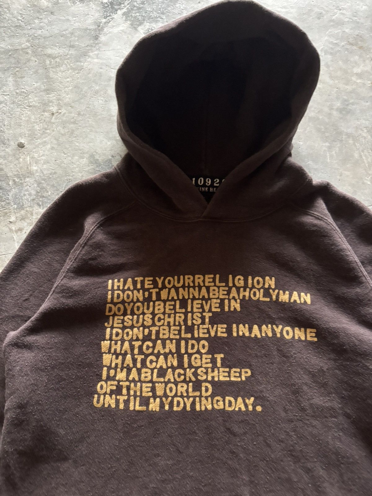 Hysteric Glamour 010290 THE NINE HEADS poem rebel hoodie undercover style Size US S / EU 44-46 / 1 - 4 Thumbnail