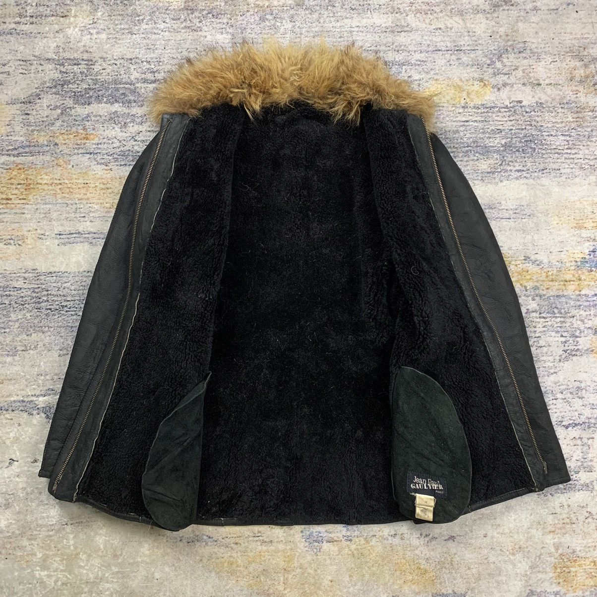 Jean Paul Gaultier Vintage jean paul gaultier fur suede leather jacket Size M / US 6-8 / IT 42-44 - 8 Thumbnail