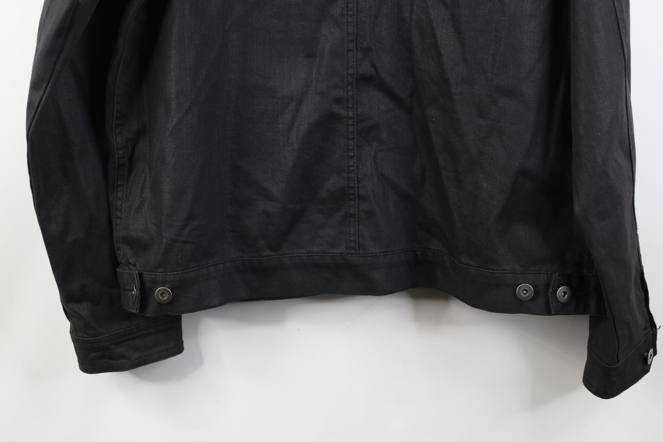 Ecko Unltd. Vintage Y2K Ecko Cotton Denim Jean Trucker Jacket Black Size US XXL / EU 58 / 5 - 16 Thumbnail