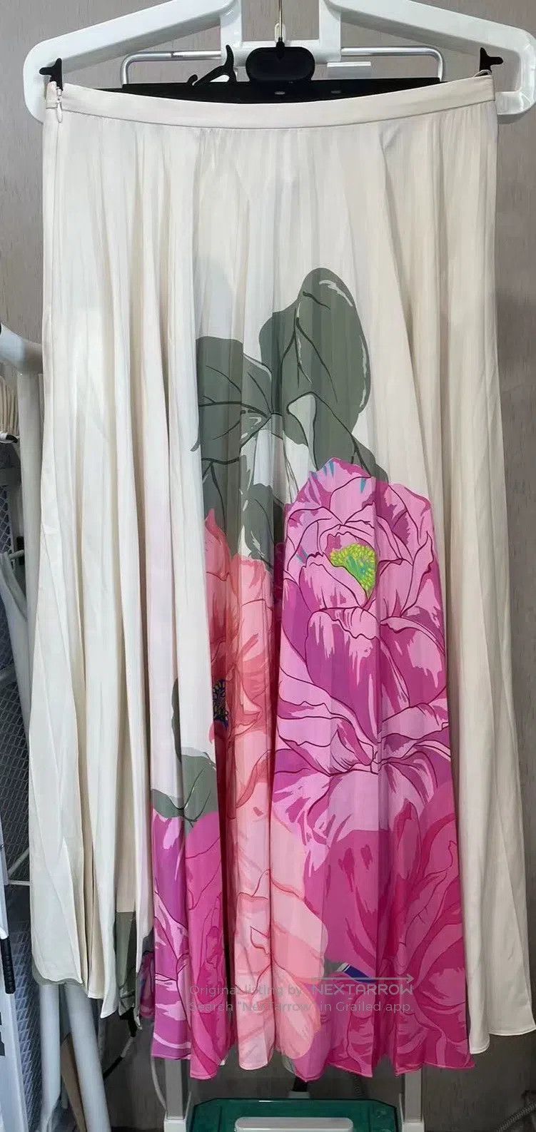 Valentino Valentino Silk print skirt Size XL / US 12-14 / IT 48-50 - 4 Thumbnail