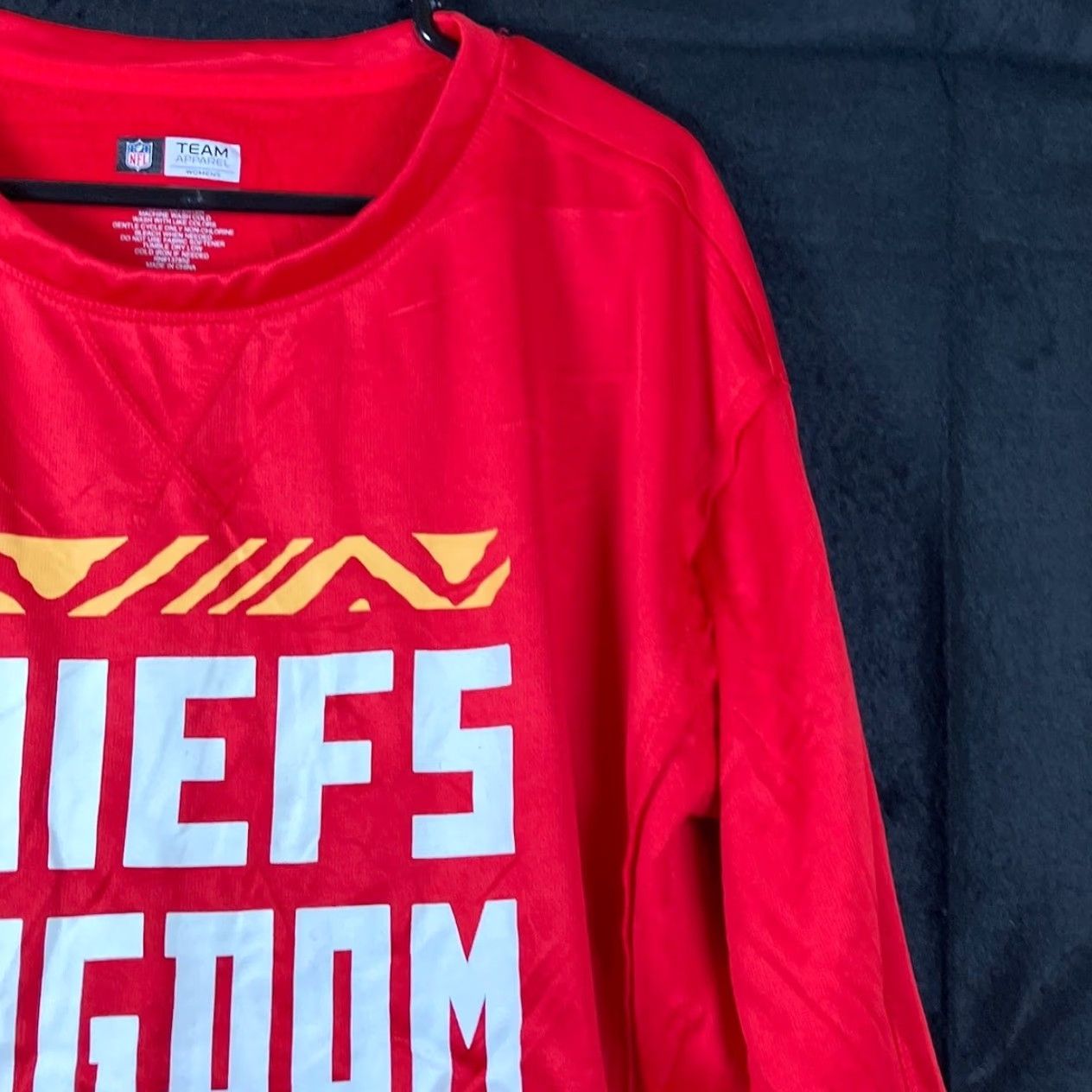 NFL NFL Womens Sweatshirt Red Chiefs Kingdom Pullover Fleece Medium Size M / US 6-8 / IT 42-44 - 5 Thumbnail