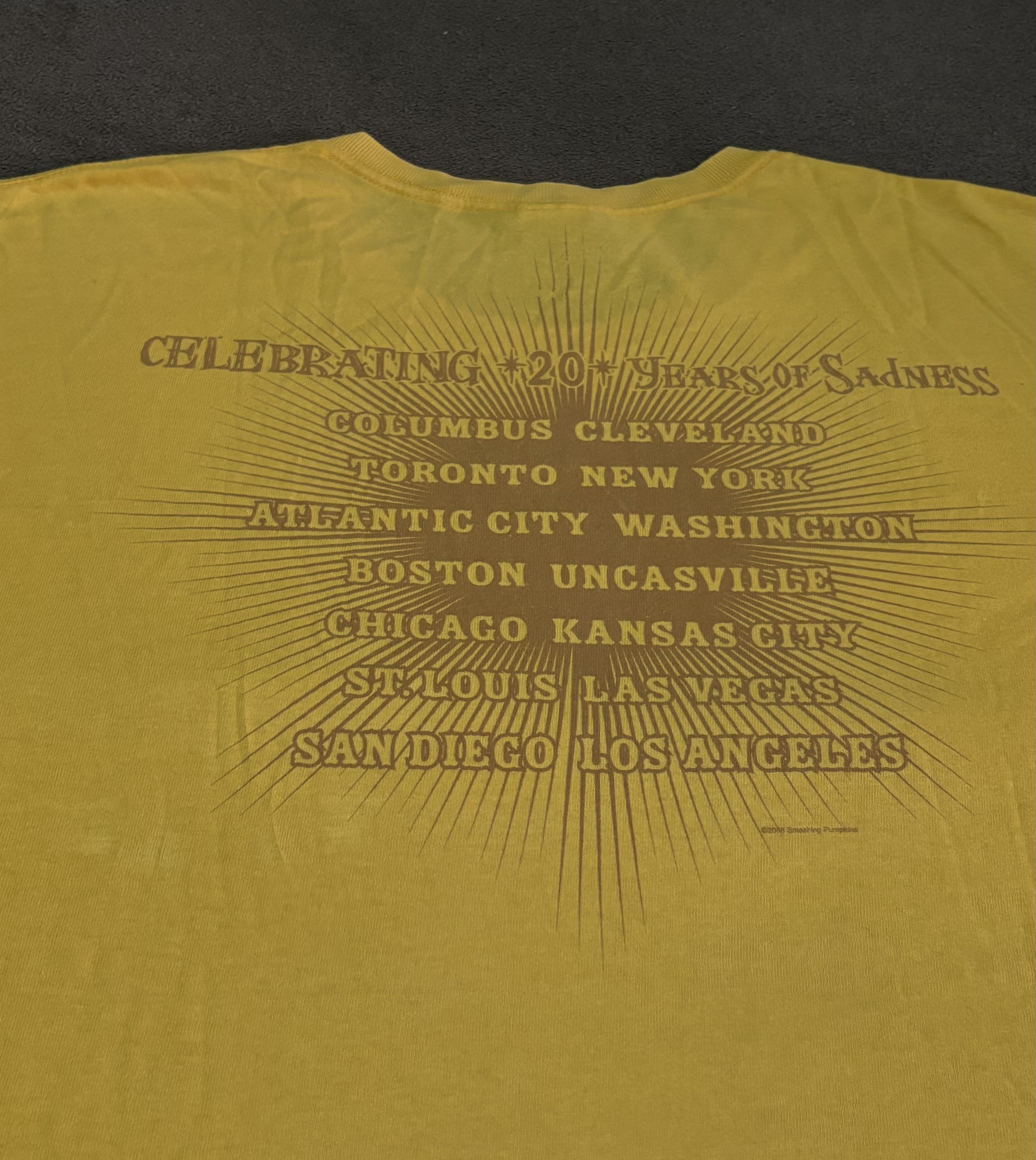 Band Tees Vintage SMASHING PUMPKINS Shirt 20th Anniversary Size US L / EU 52-54 / 3 - 7 Thumbnail