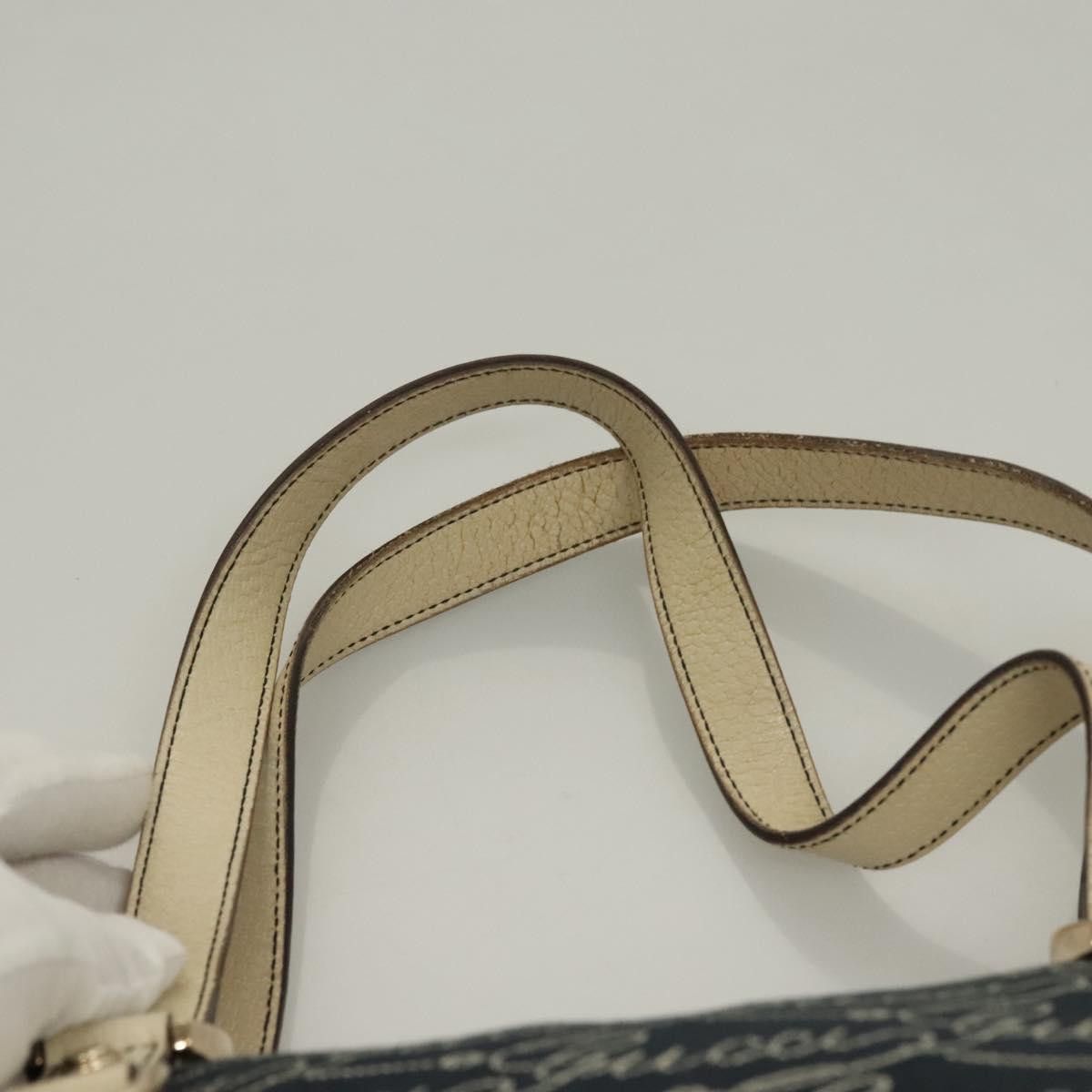 Gucci GUCCI Tote Bag Canvas Navy Gold Size ONE SIZE - 8 Thumbnail