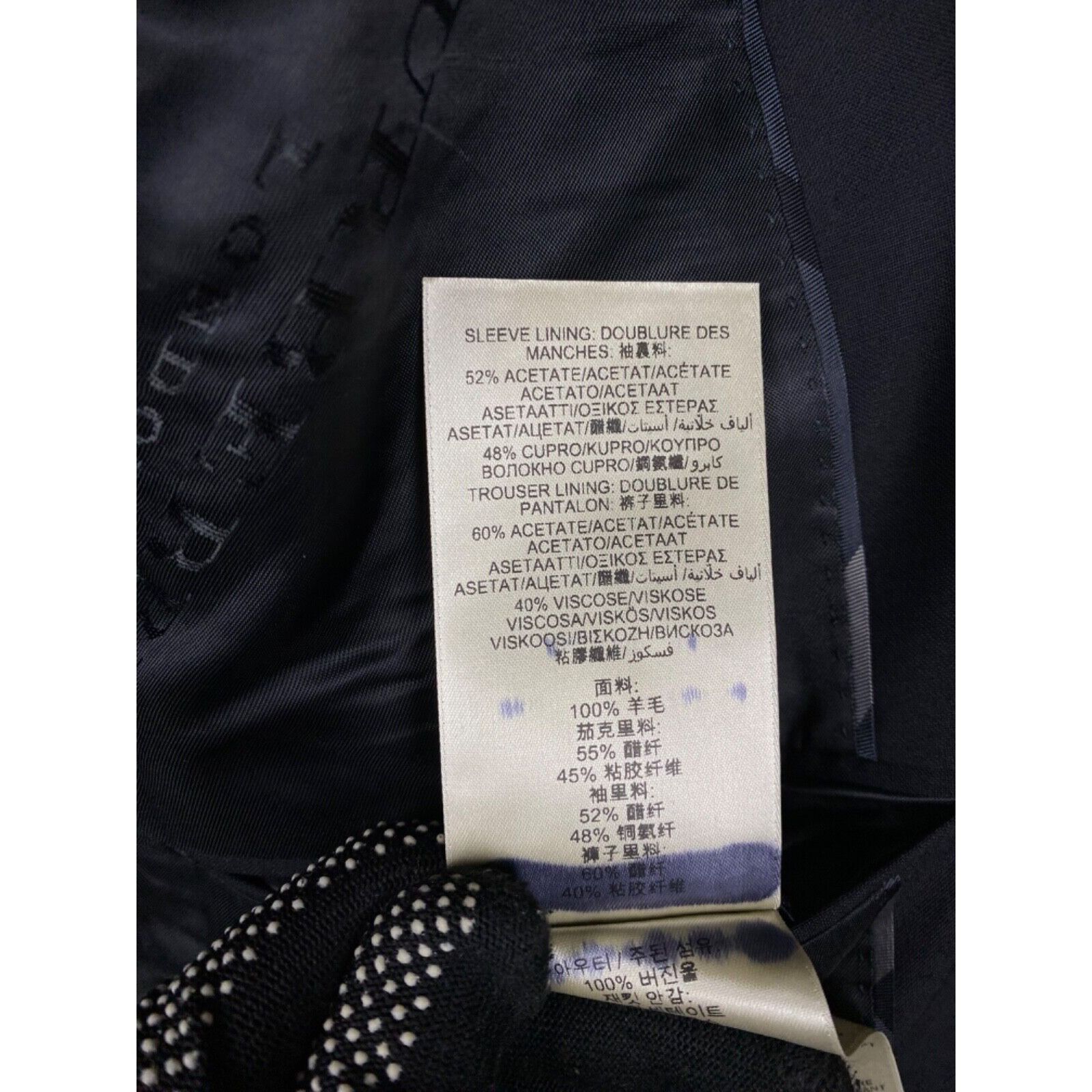 Burberry MINT! Burberry Slim Fit Men's Black Wool Blazer Sportcoat Ja Size 50R - 11 Thumbnail