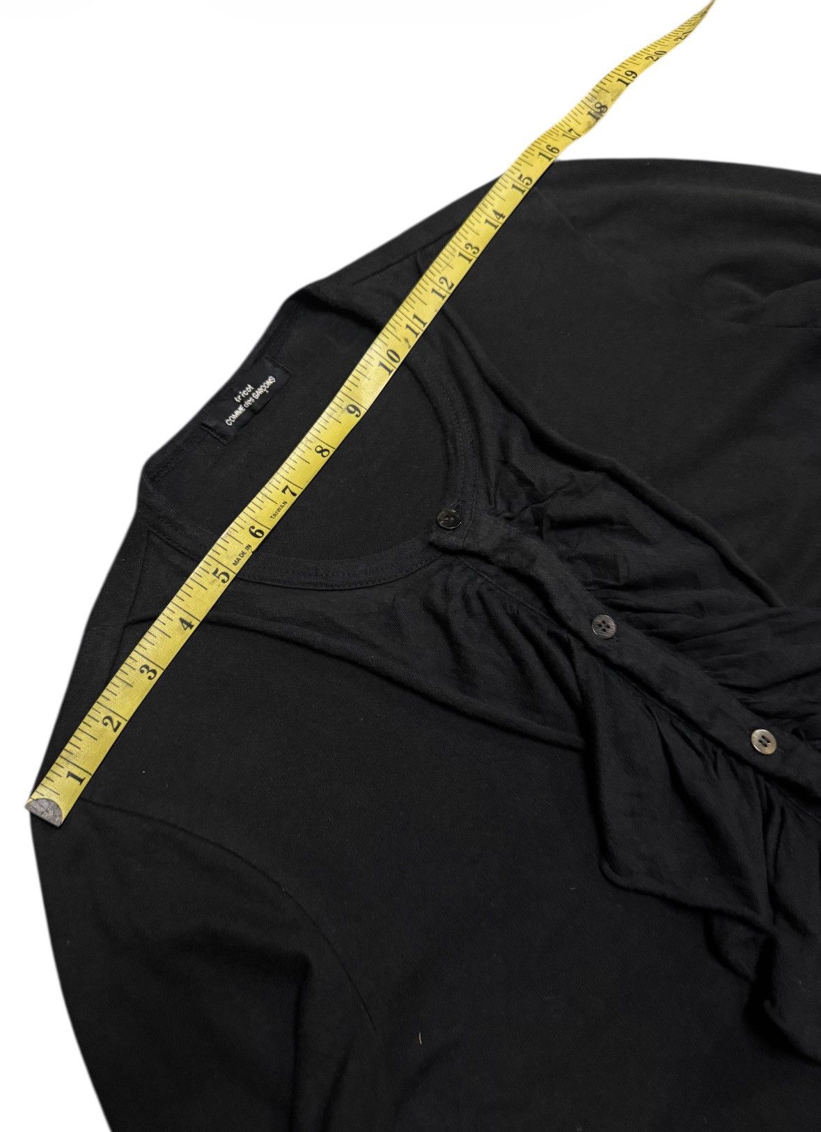Comme des Garcons Comme Des Garcons Tricot Botton Long-sleeved Black Size S / US 4 / IT 40 - 8 Thumbnail