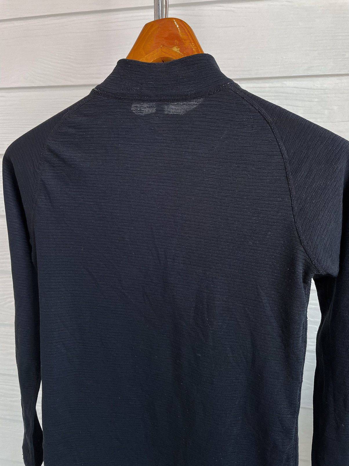 Japanese Brand × Montbell MONTBELL ZEO-LINE LIGHT WEIGHT HIGH NECK BLACK LONG SLEEVE Size US S / EU 44-46 / 1 - 7 Thumbnail