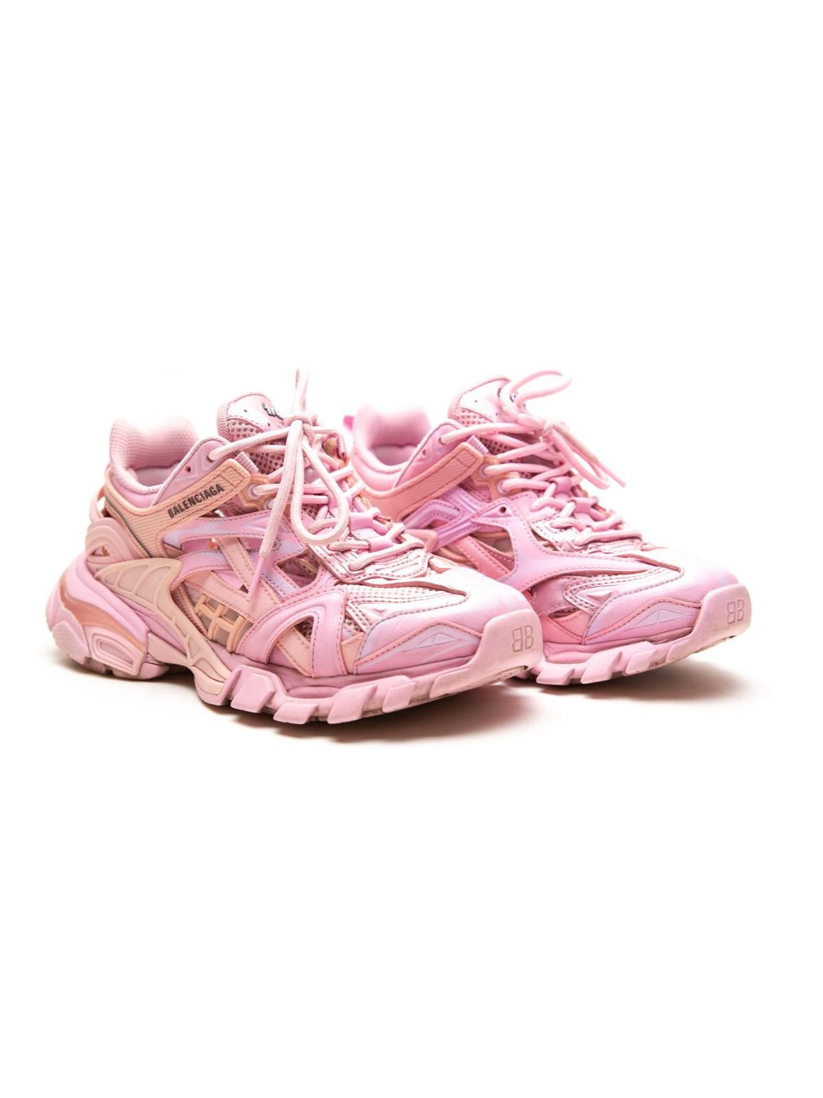 Balenciaga Balenciaga Pink Track Trainers Size US 6 / IT 36 - 1 Thumbnail