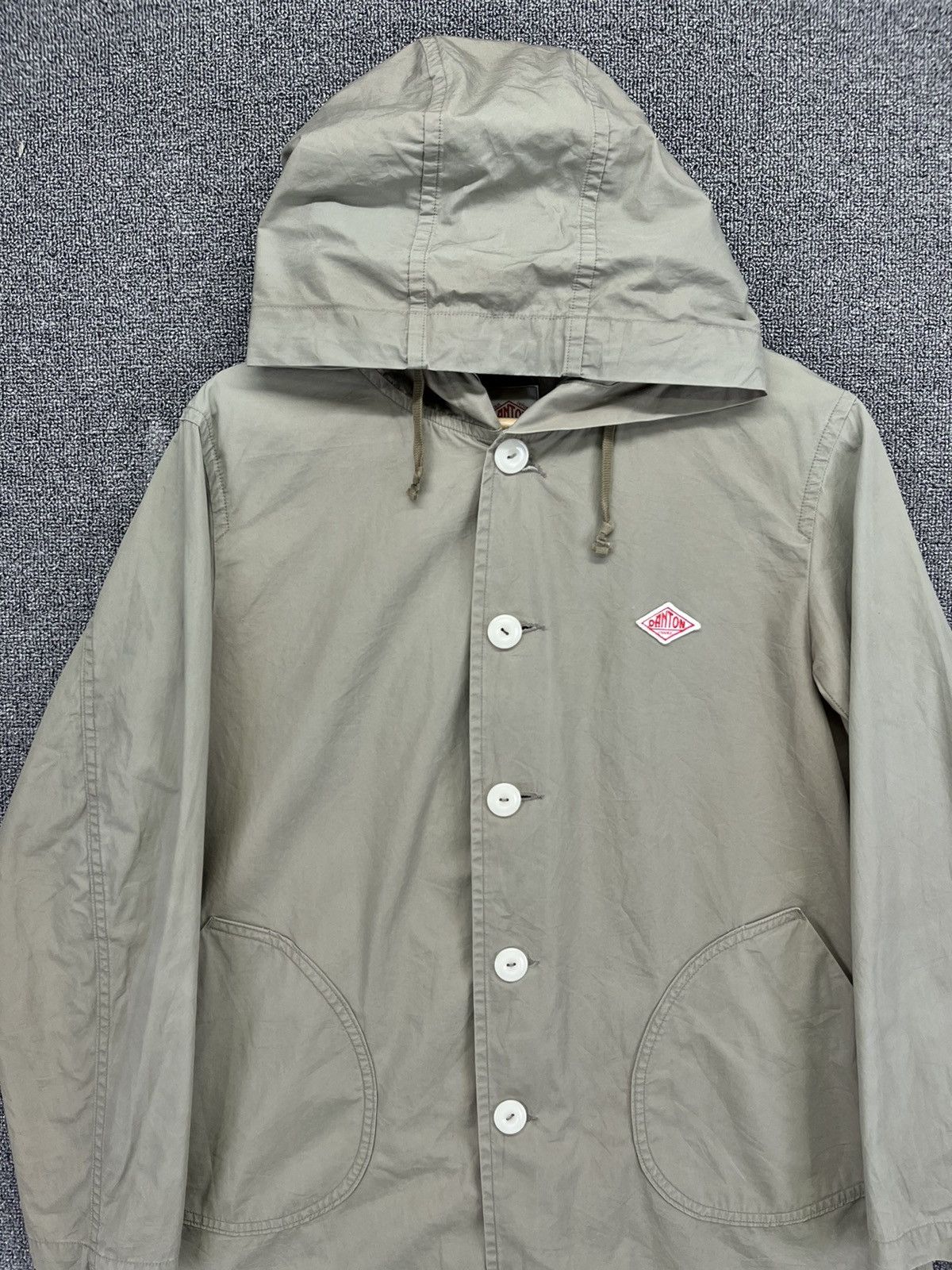 Danton Vintage Danton Vetement Hooded Button Up Light Jacket Size XS / US 0-2 / IT 36-38 - 5 Thumbnail