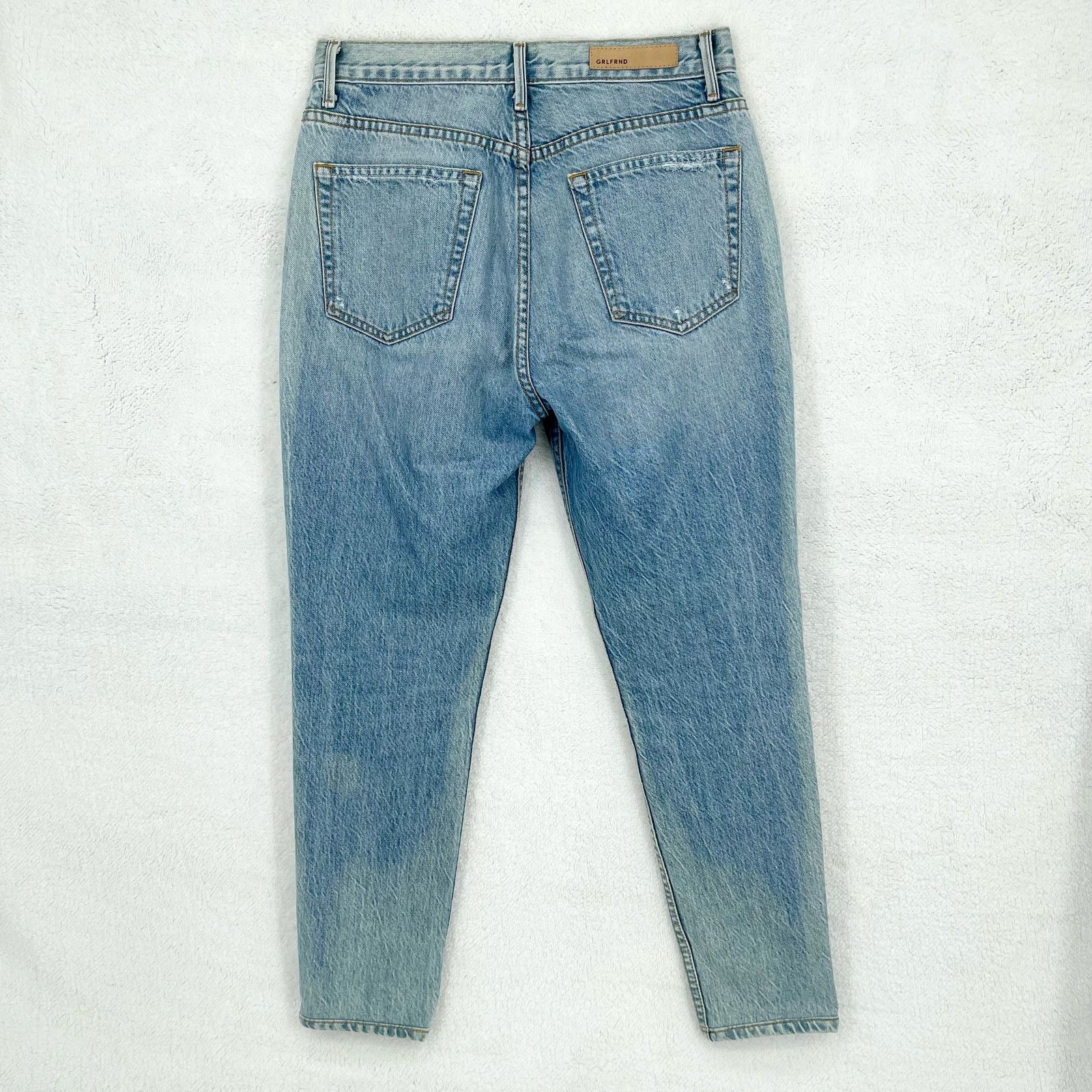 GRLFRND GRLFRND Karolina (6768) HighRise Straight Jeans Domenico 27 Size 27" / US 4 / IT 40 - 9 Thumbnail