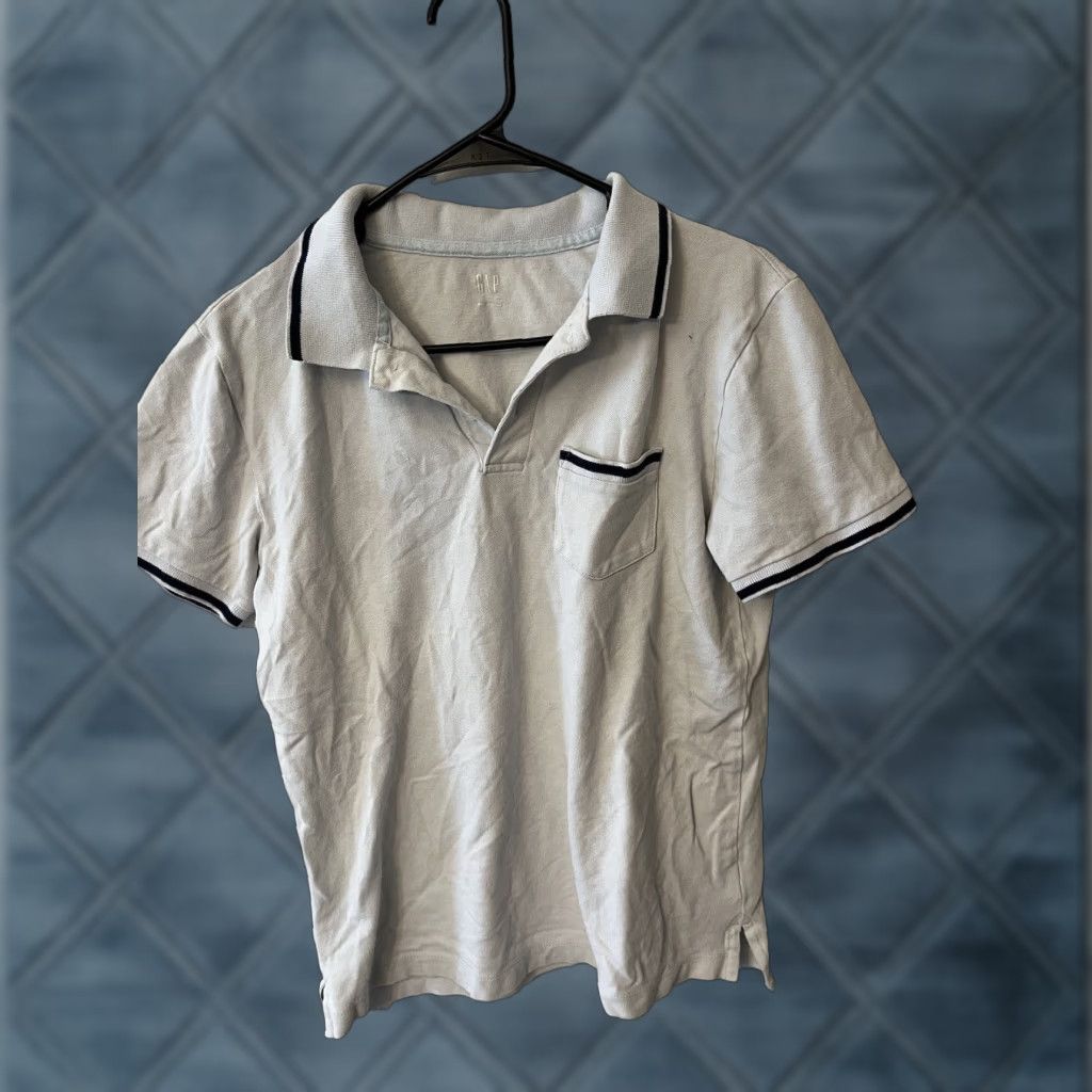 Gap GAP Polo Shirt Mens Size Small Light Blue Pocket Short Sleeve Polo Size US S / EU 44-46 / 1 - 1 Thumbnail