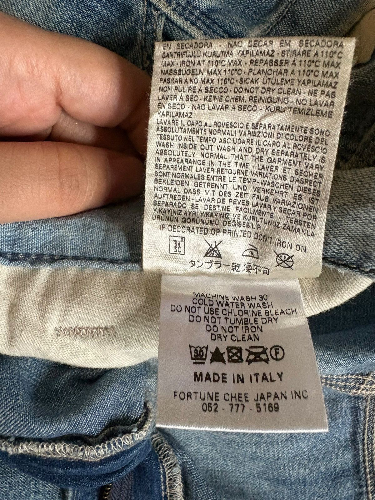 Japanese Brand Vintage Japanese Brand Patches Faded Wash Baggy Jeans Size US 30 / EU 46 - 11 Thumbnail