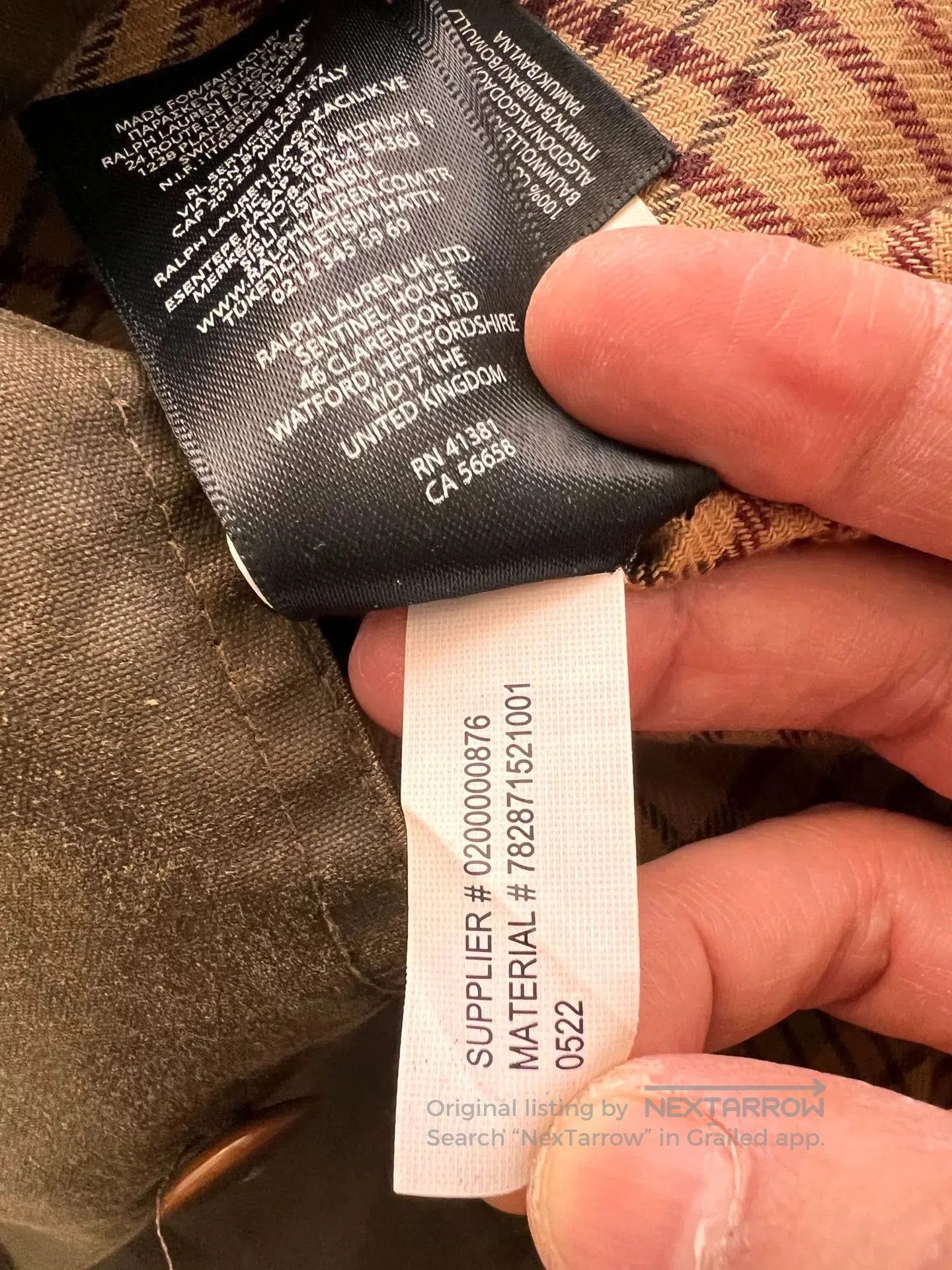 RRL Ralph Lauren RRL Double RL Waxed Cotton Jacket. Size US S / EU 44-46 / 1 - 8 Thumbnail