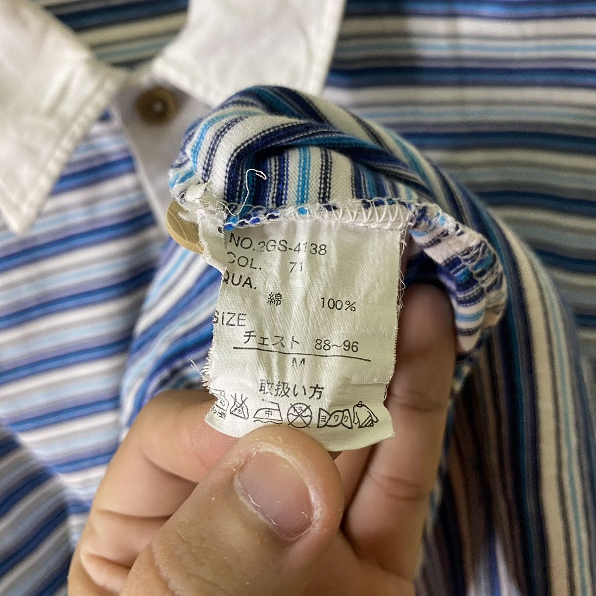 Hang Ten Vintage 2000s Hang Ten Surf Style Stripes Polo Tee Size US M / EU 48-50 / 2 - 5 Thumbnail