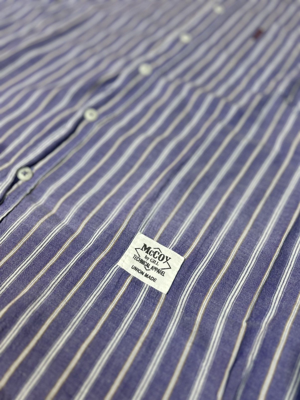 The Real McCoy's MC’COY LINEN SHIRT Size US L / EU 52-54 / 3 - 4 Thumbnail