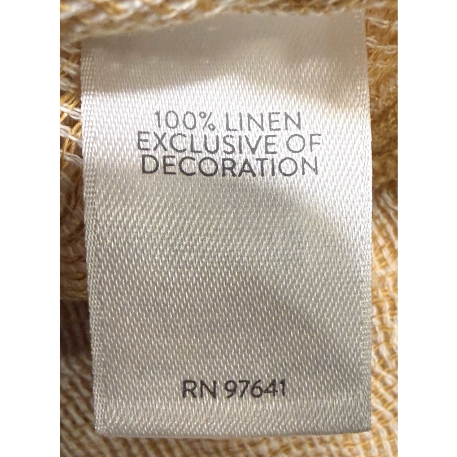 J. Jill VINTAGE NWT J. Jill Love Linen Womens Blouse Beige White 3/4 Sleeve Scoop Neck Petites L (Note: If item is not vintage, omit "VINTAGE") Size L / US 10 / IT 46 - 8 Thumbnail