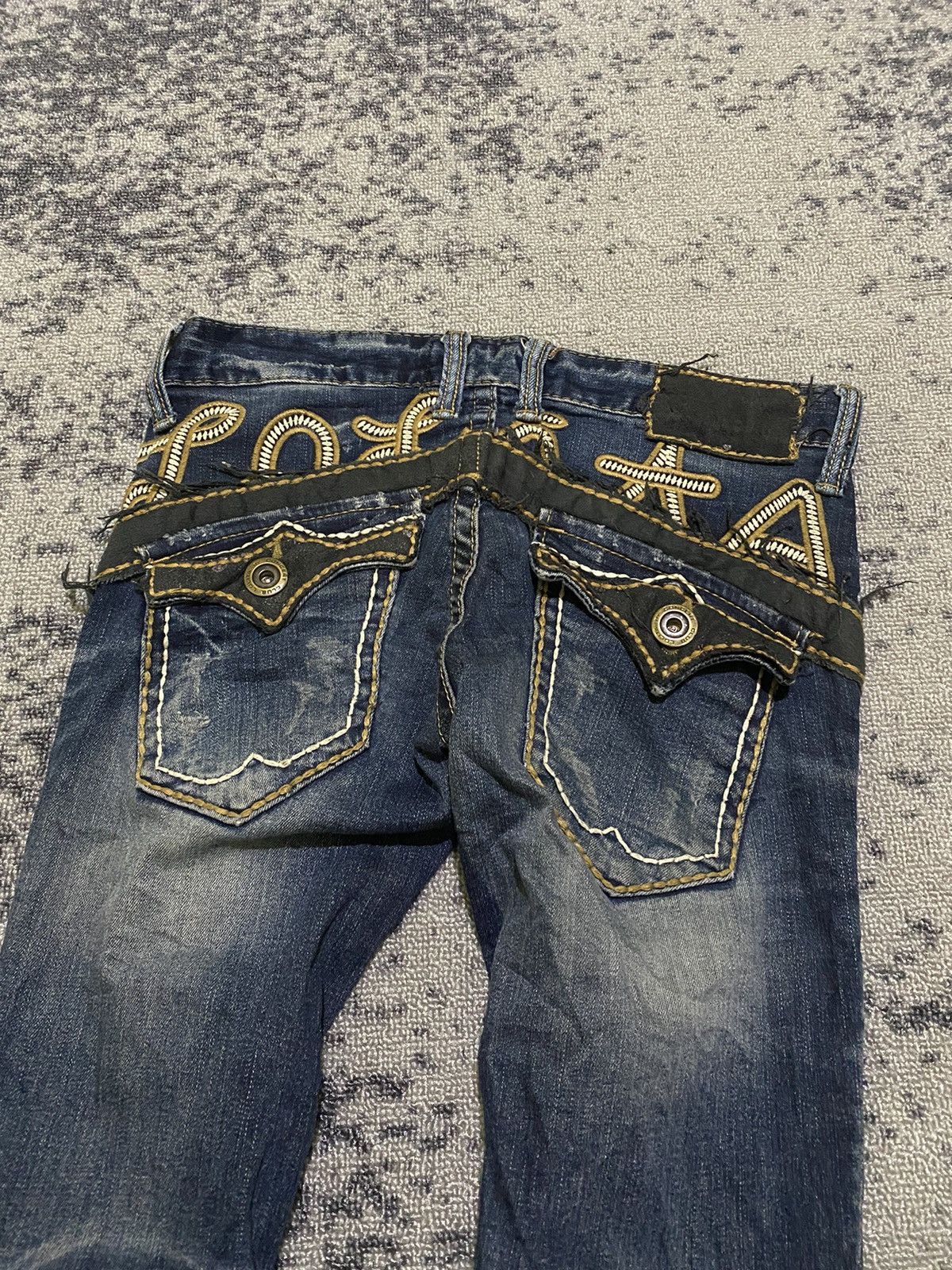 If Six Was Nine × Japanese Brand Y2k Lolita ifsixwasnine skinny jeans Size 29" - 3 Thumbnail