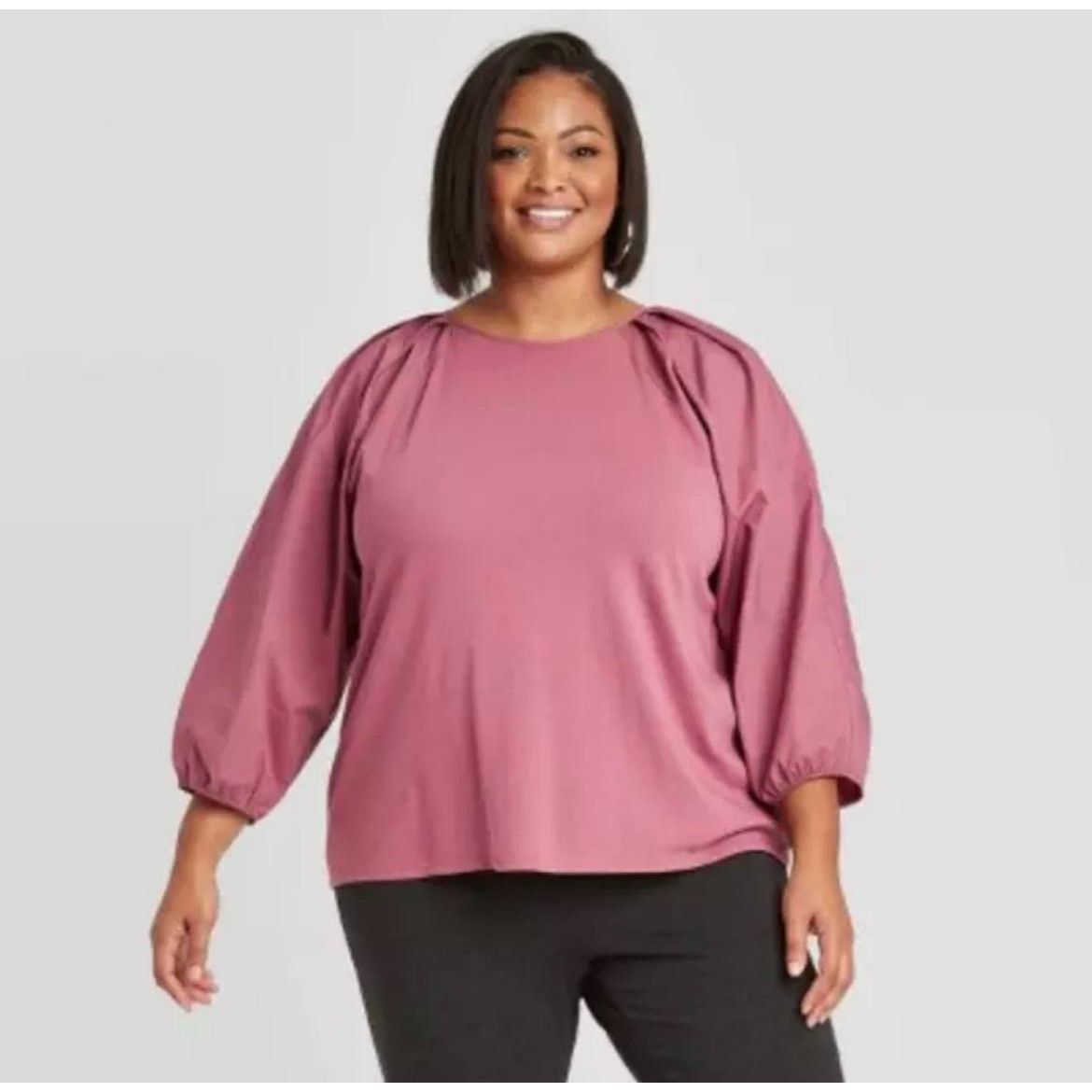 Other A New Day Long Sleeve XXL Women's Shirt Pink Size XXL / US 16-18 / IT 52-54 - 1 Preview