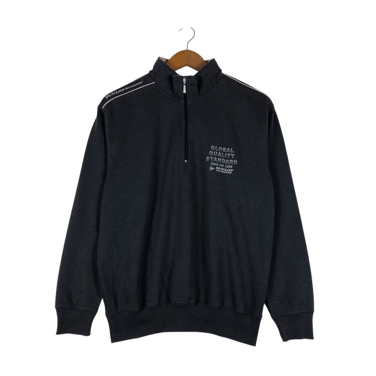 Dunlop DUNLOP Motorsport Half Zipper Sweatshirt Size US M / EU 48-50 / 2 - 1 Thumbnail