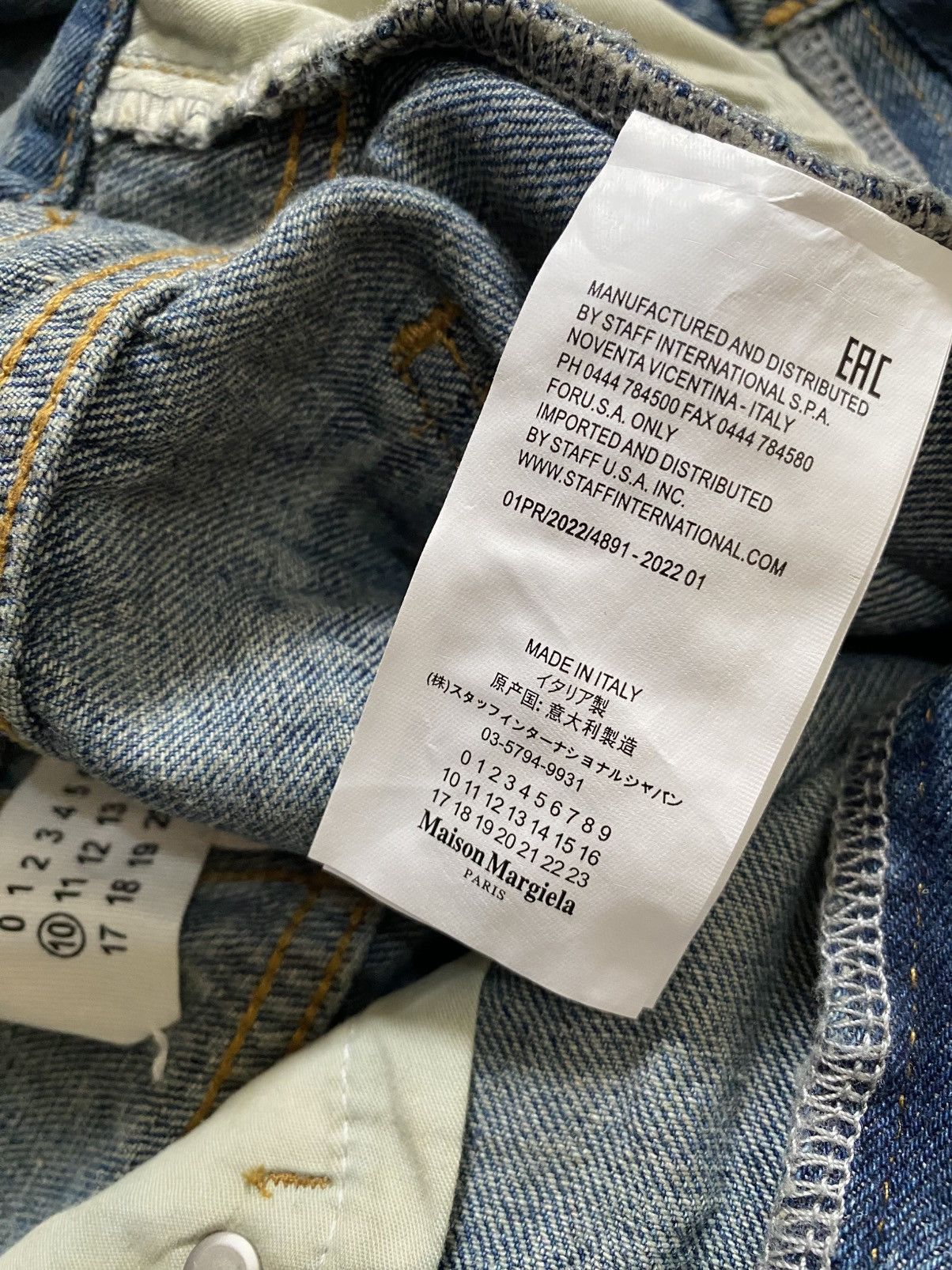 Maison Margiela Maison Margiela Paris Jeans Size 25" / US 0 / IT 36 - 7 Thumbnail