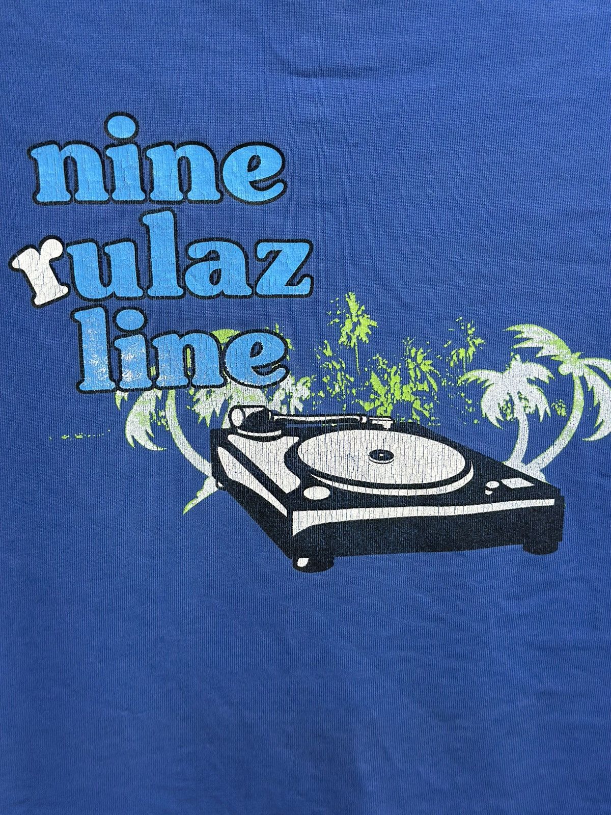 Japanese Brand × Vintage Vintage Nine Rulaz Line Faded Tee Size US XL / EU 56 / 4 - 6 Thumbnail