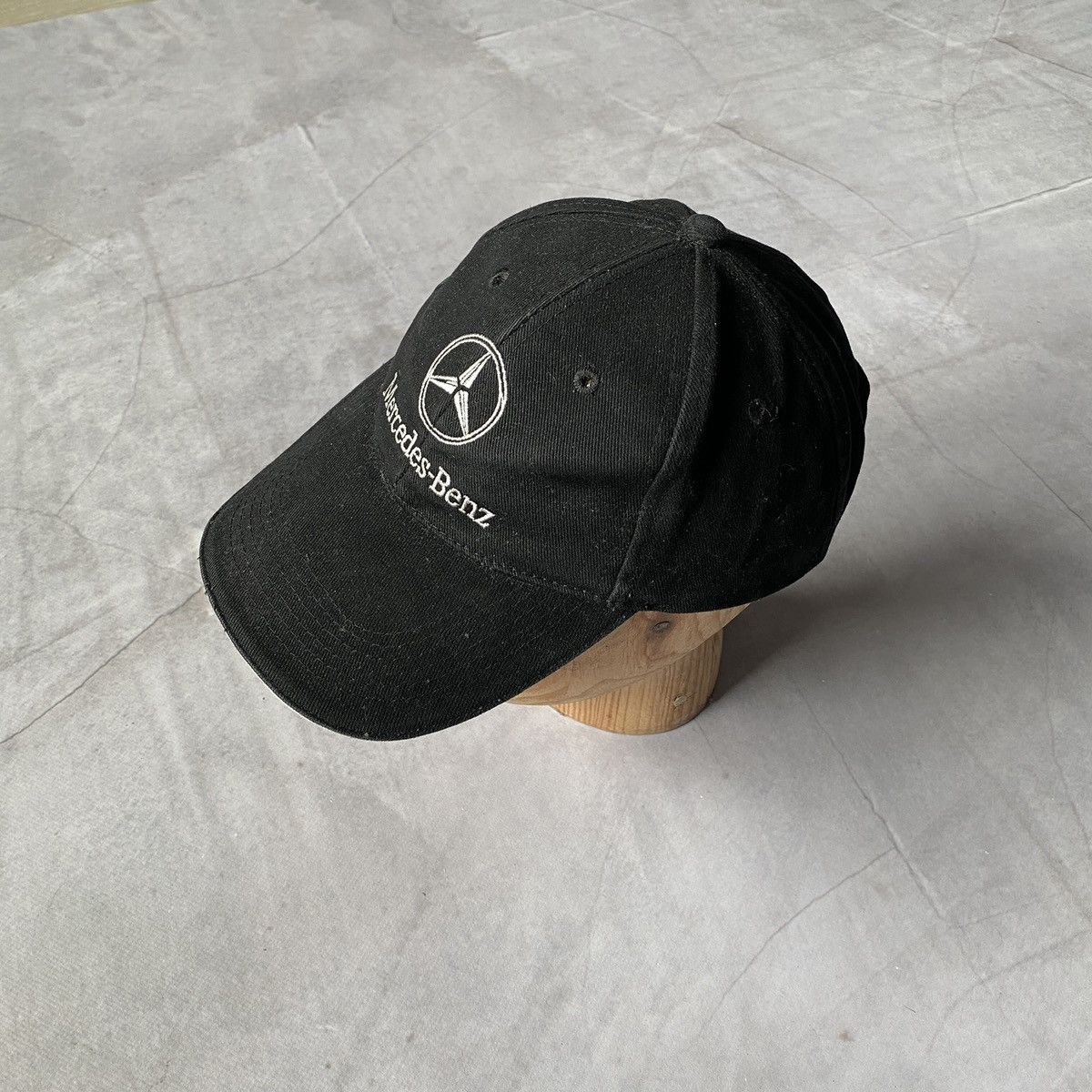 Mercedes-Benz × Vintage Vintage Mercedes Benz Hype Cap Hat Embroidered Logo 90s Size ONE SIZE - 1 Thumbnail