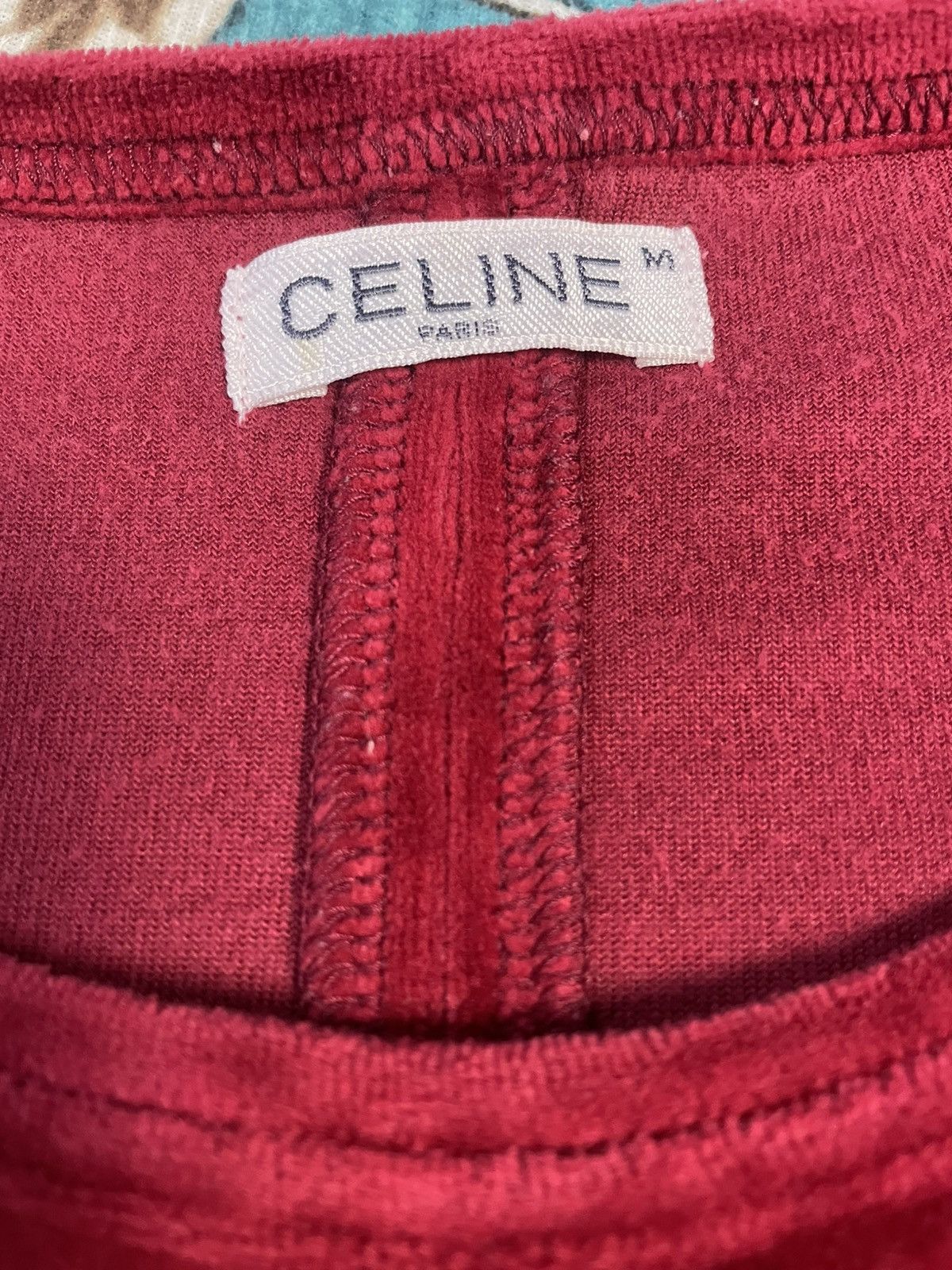 Celine Celine Paris Velvet Velour Lounge Top Size M / US 6-8 / IT 42-44 - 6 Thumbnail
