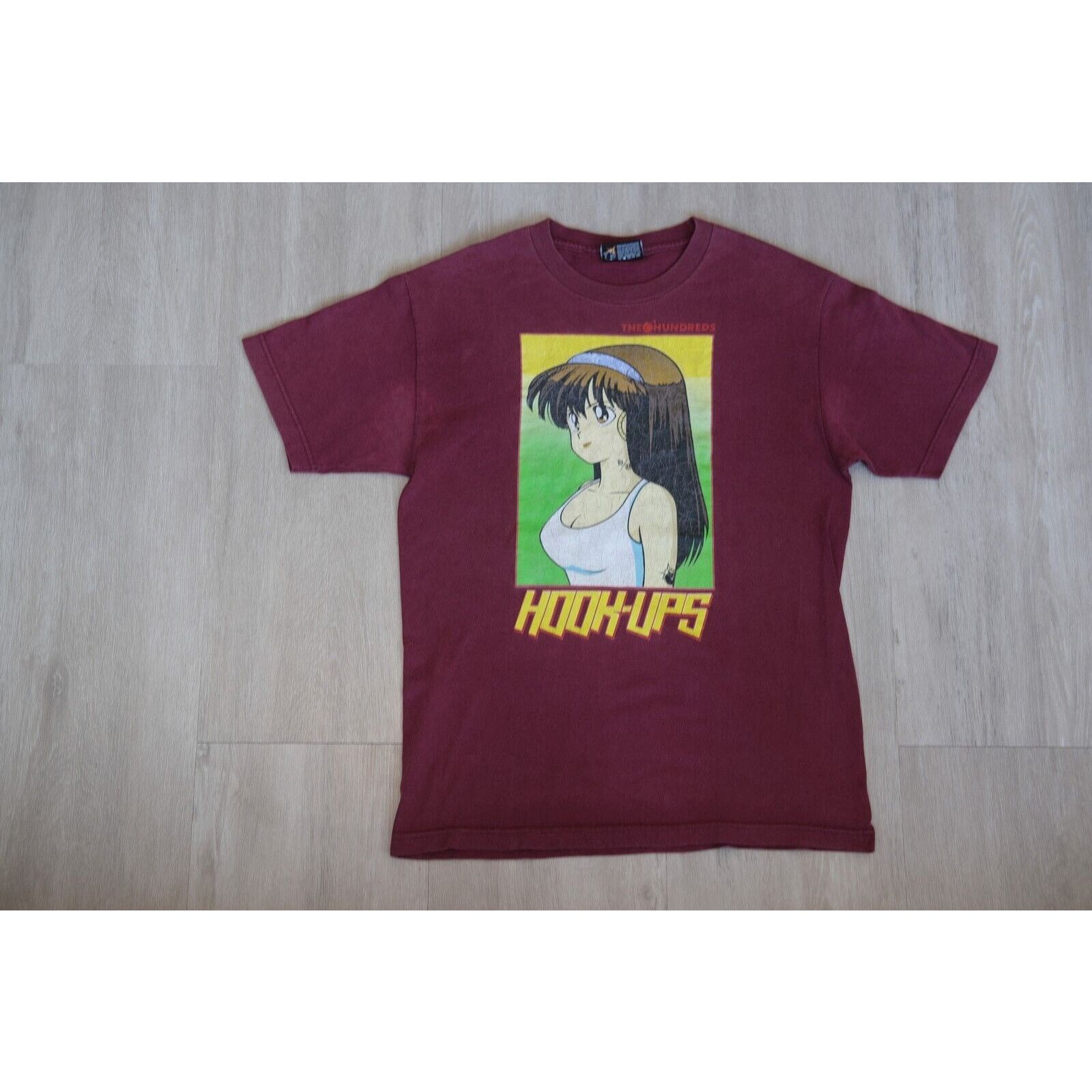 The Hundreds Vintage 2000s The Hundreds Hook-Ups Tee Unisex Medium Red Size US M / EU 48-50 / 2 - 2 Thumbnail