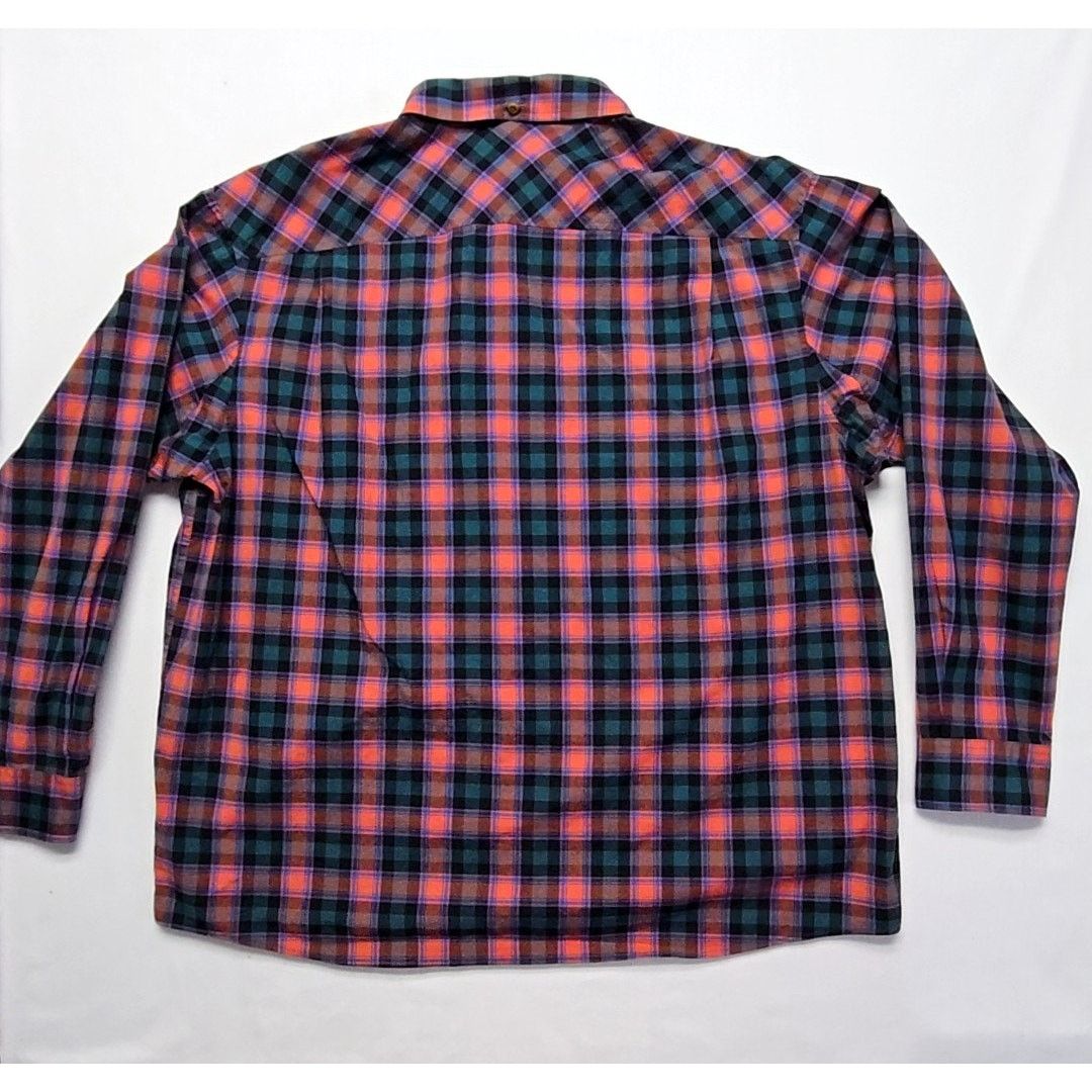 Duluth Trading Company Duluth Untucked Trading Plaid Shirt Relaxed Fit Red XL Size US XL / EU 56 / 4 - 8 Thumbnail
