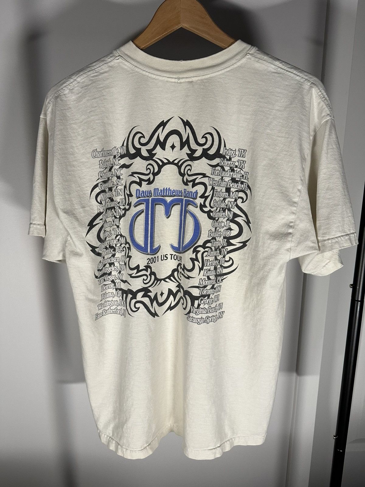 Gildan 2001 Dave Matthews Band Concert T-Shirt Size US L / EU 52-54 / 3 - 3 Thumbnail