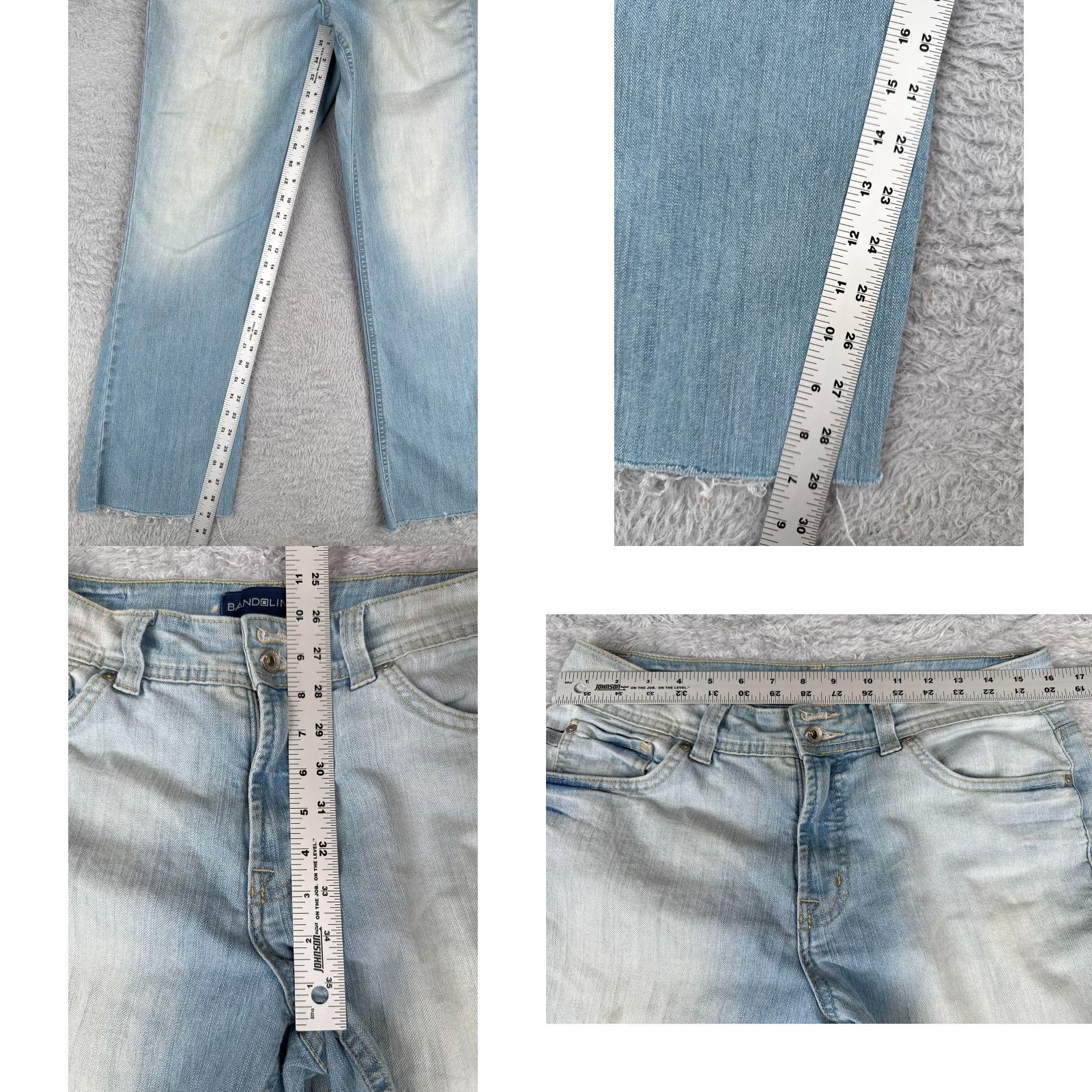 Vintage VINTAGE BandolinoBlu Jeans Women 10 Blue Denim Bootcut Regular Fit Mid Rise 32x30 Size 32" / US 10 / IT 46 - 8 Thumbnail