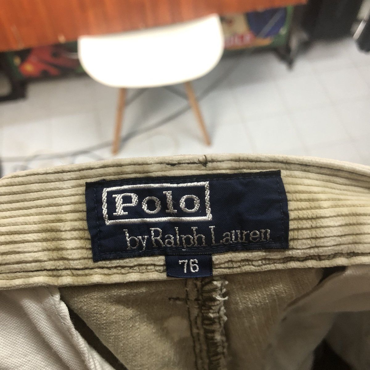 Polo Ralph Lauren Polo Ralph Lauren Corduroy Brown vintage japan Pants #7482 Size US 29 - 17 Thumbnail