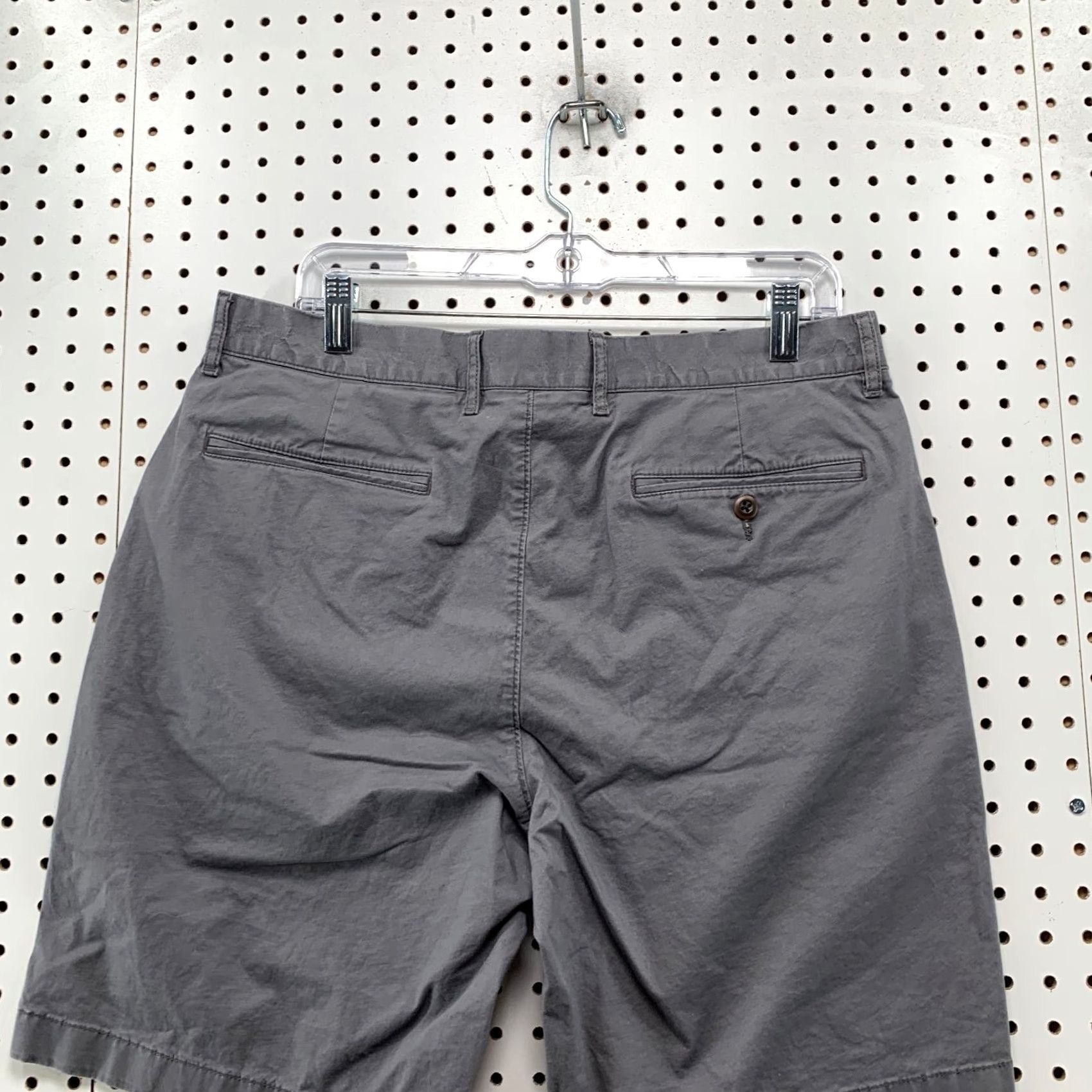 J.Crew J.CREW Chino Shorts Mens 34x9 Gray Preppy Casual Work School Shorts Size US 34 / EU 50 - 7 Thumbnail