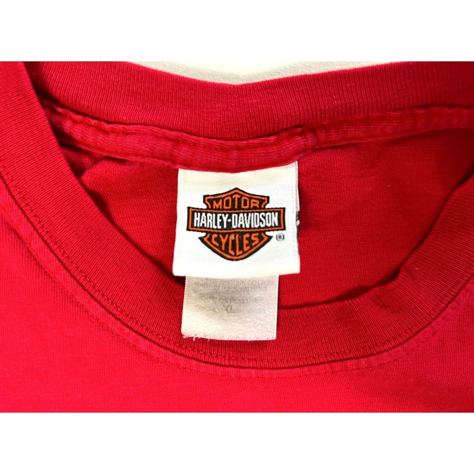 Harley Davidson Harley-Davidson T-Shirt Men’s Vintage 2008 Bakersfield California Double-Sided XL Red California Size US XL / EU 56 / 4 - 6 Thumbnail