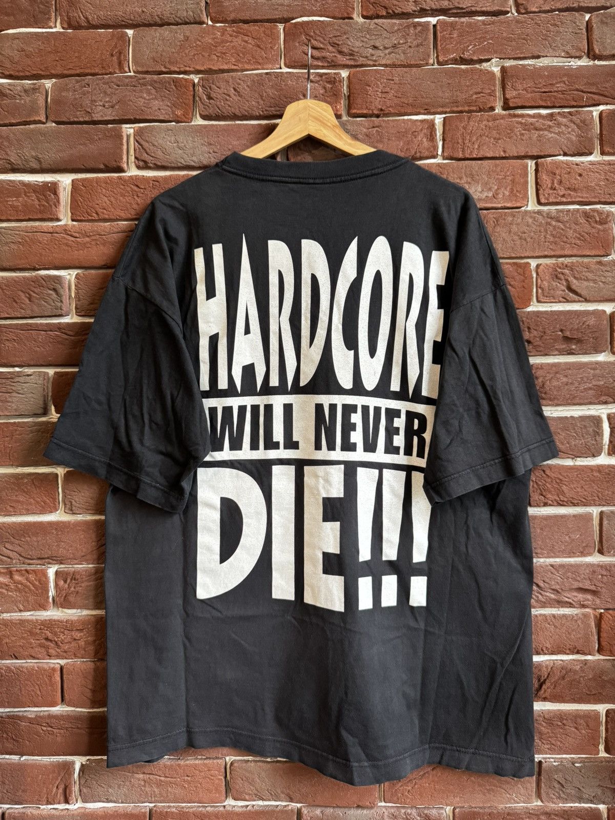 Band Tees Rare Vintage 1995 Thunderdome Wizard Gabber Band Tshirt 90s Size US XL / EU 56 / 4 - 2 Thumbnail