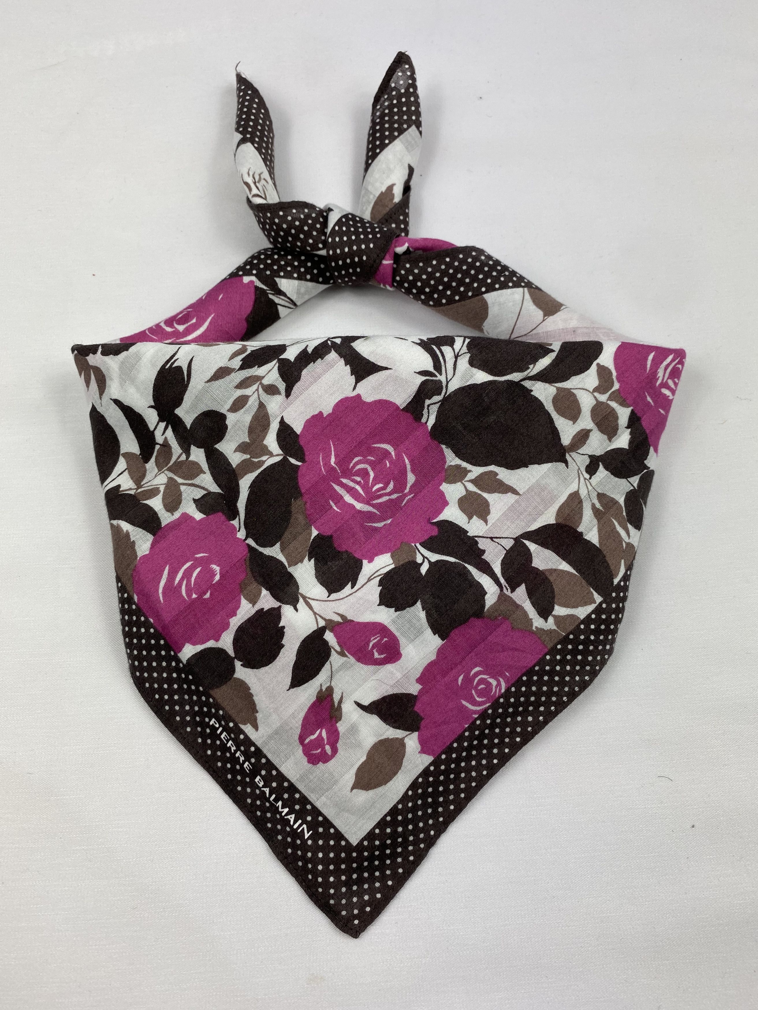 Pierre Balmain × Vintage Pierre Balmain Handkerchief / Bandana / Neckerchief Size ONE SIZE - 1 Thumbnail