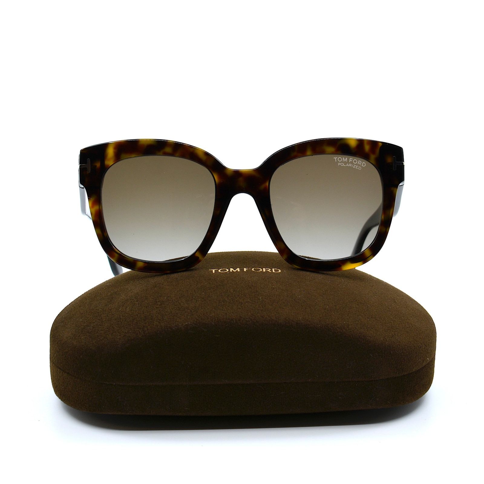 Tom Ford FORD BEATRIX-02 TF613 52H HAVANA BROWN GRADIENT SUNGLASSES Size ONE SIZE - 5 Thumbnail