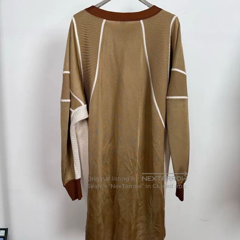 Hermes Hermes Ginger Yellow Lock Chain Silk Knit Dress Size XS / US 0-2 / IT 36-38 - 2 Thumbnail