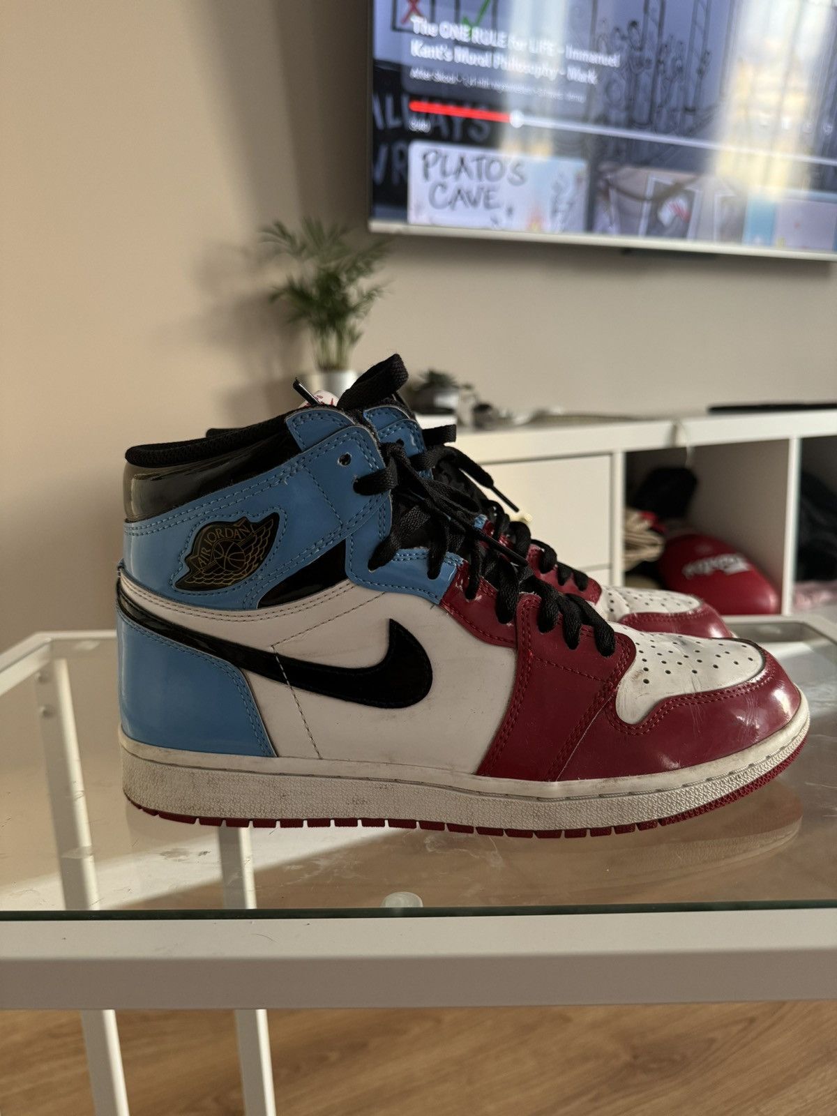 Jordan Brand Jordan 1 Retro High Fearless UNC Chicago Size US 8.5 / EU 41-42 - 1 Thumbnail