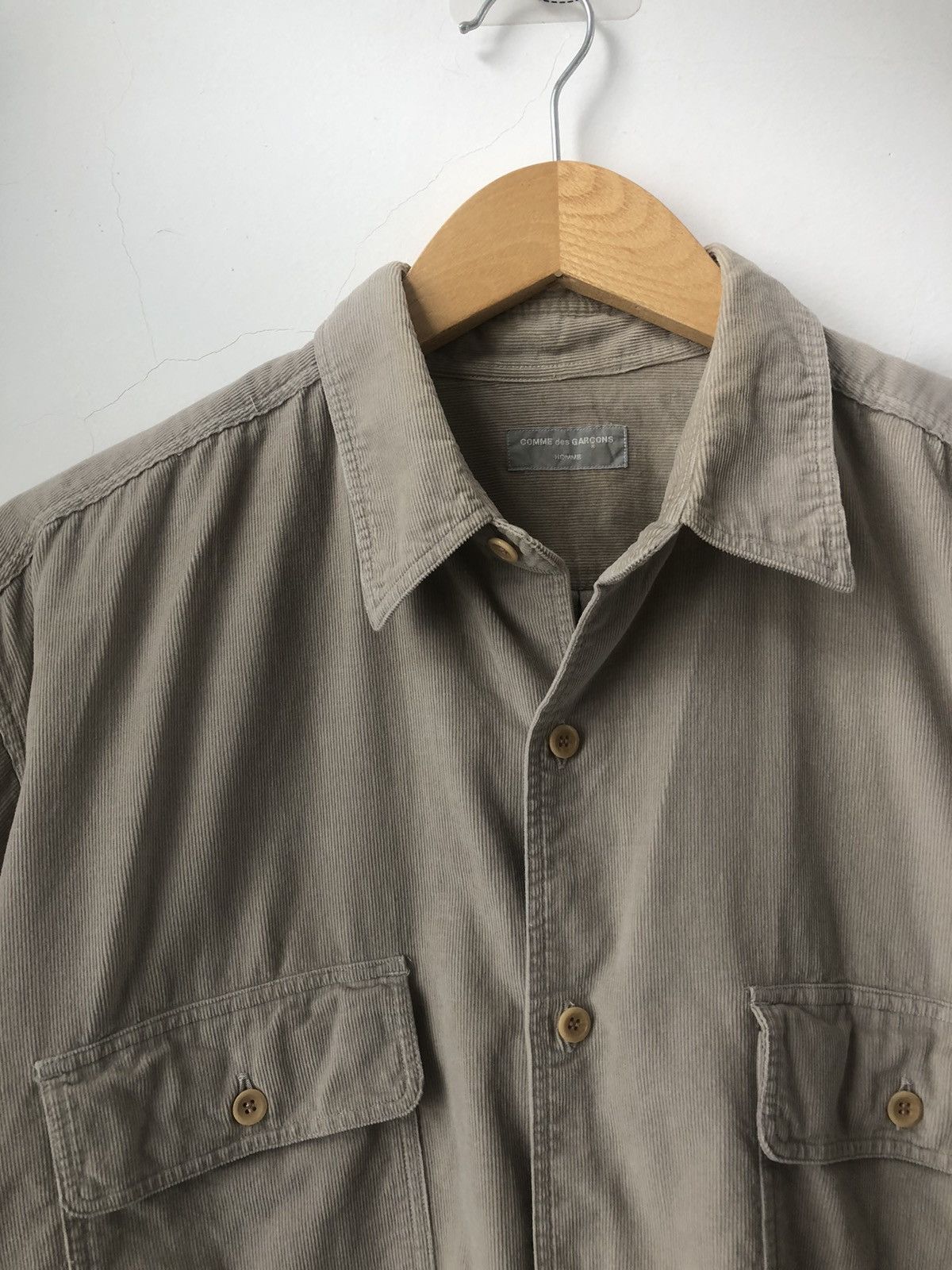 Comme des Garcons Homme Corduroy shirt Size US L / EU 52-54 / 3 - 2 Thumbnail