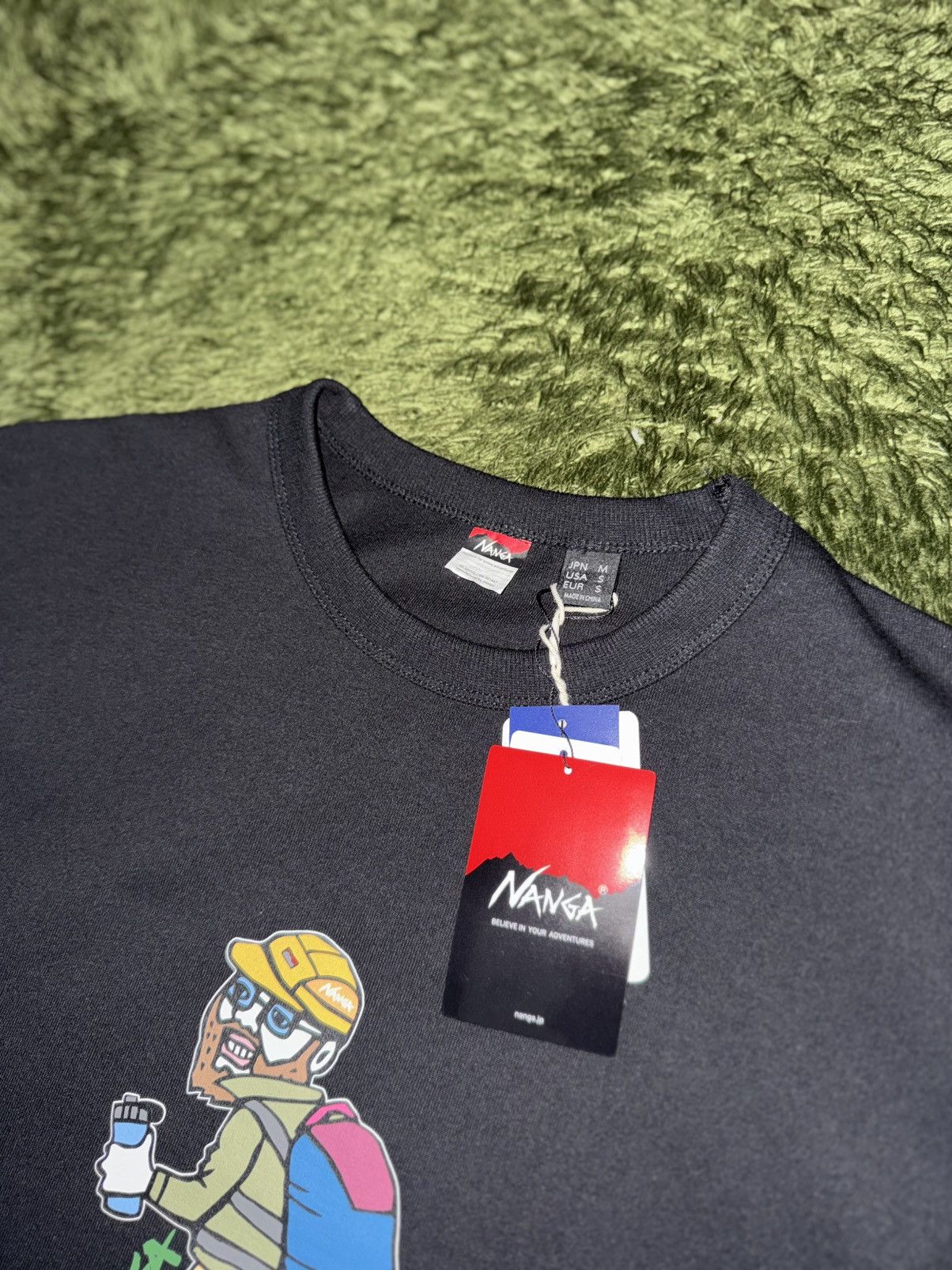 NANGA [JPN M] Nanga Hybrid Graphic T-Shirt Black Size US M / EU 48-50 / 2 - 3 Thumbnail