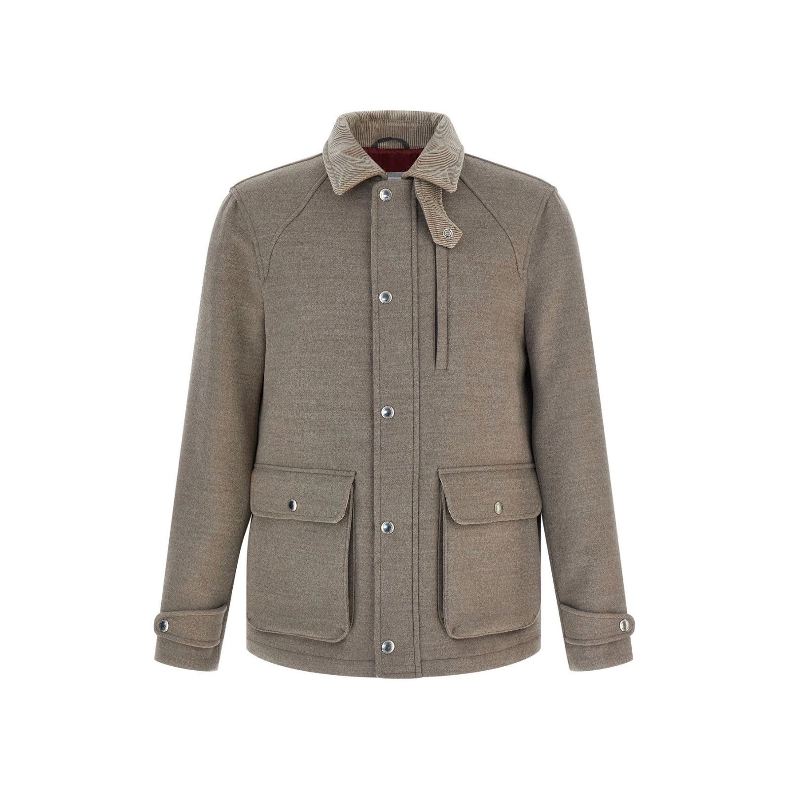 Brunello Cucinelli BRUNELLO CUCINELLI Beige Wool Jacket New & Authentic (Men's Size US L / EU 52-54 / 3 - 1 Thumbnail