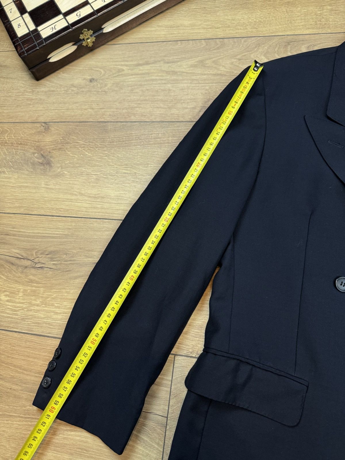 Yves Saint Laurent Vintage wool blazer Yves Saint Laurent original luxury item Size 48L - 6 Thumbnail